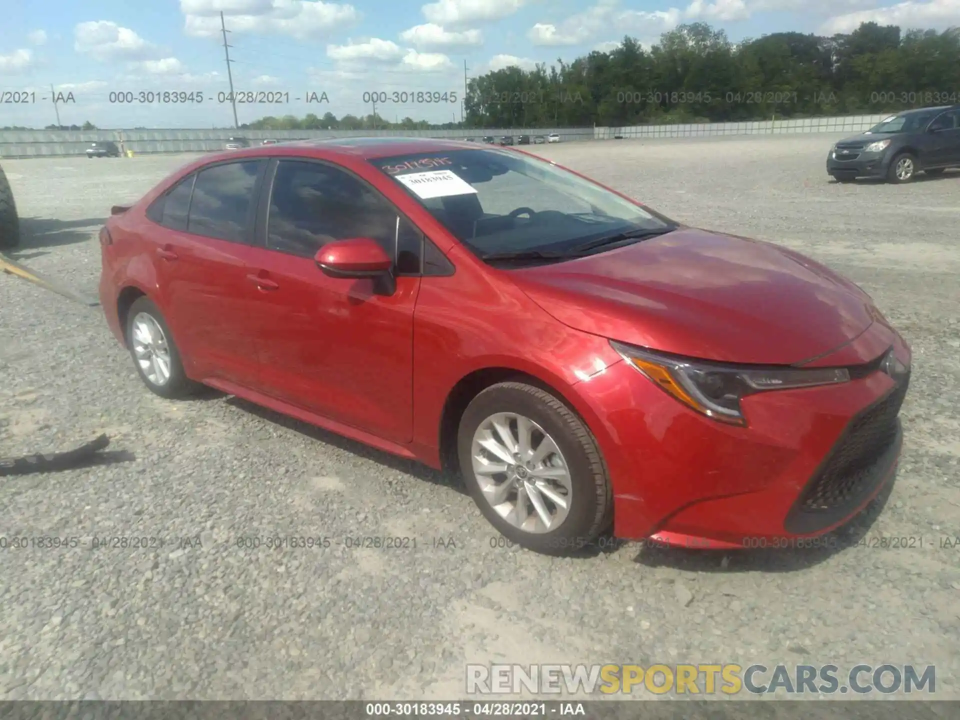 1 Photograph of a damaged car 5YFHPMAEXMP162908 TOYOTA COROLLA 2021