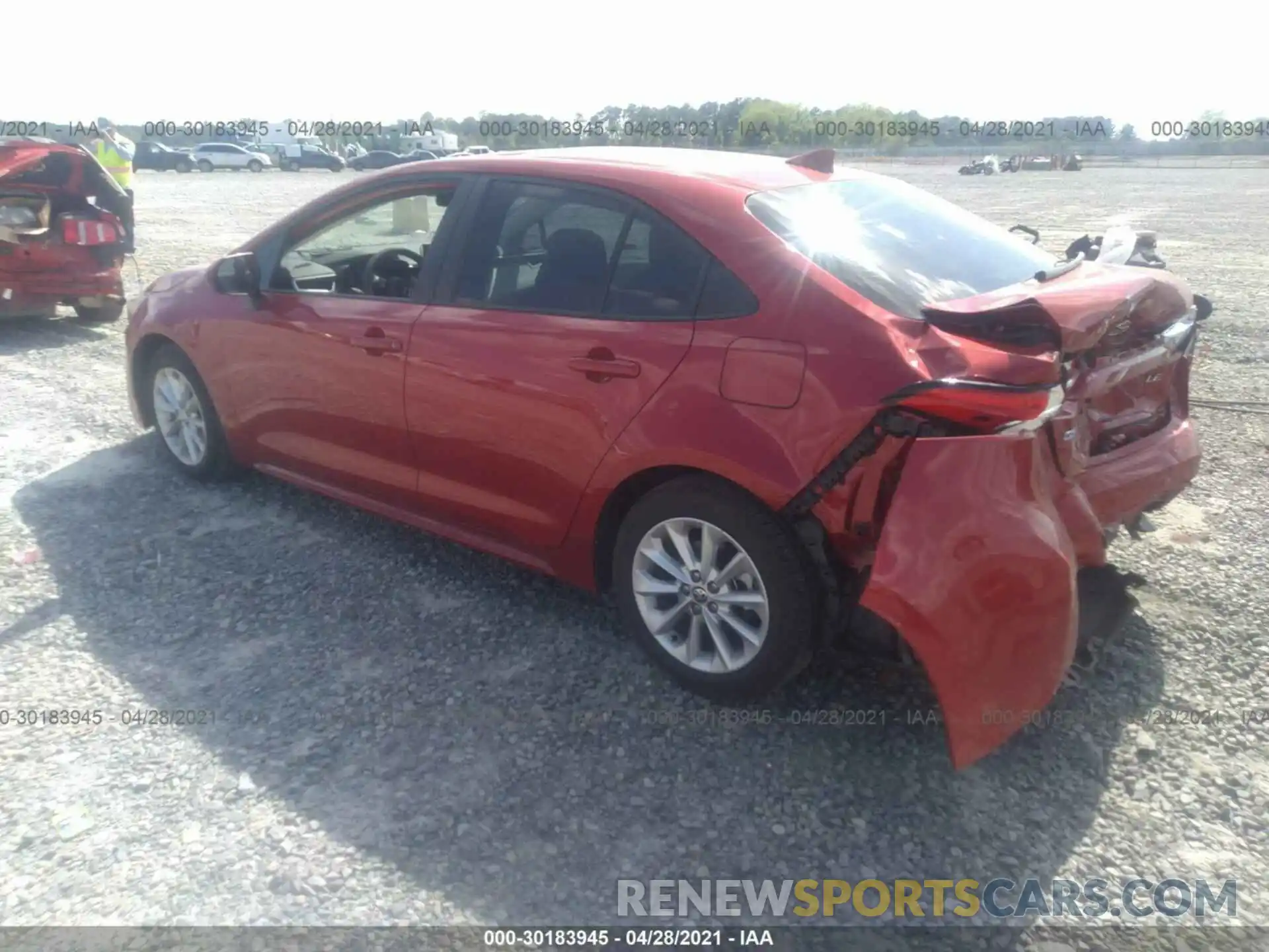 3 Photograph of a damaged car 5YFHPMAEXMP162908 TOYOTA COROLLA 2021