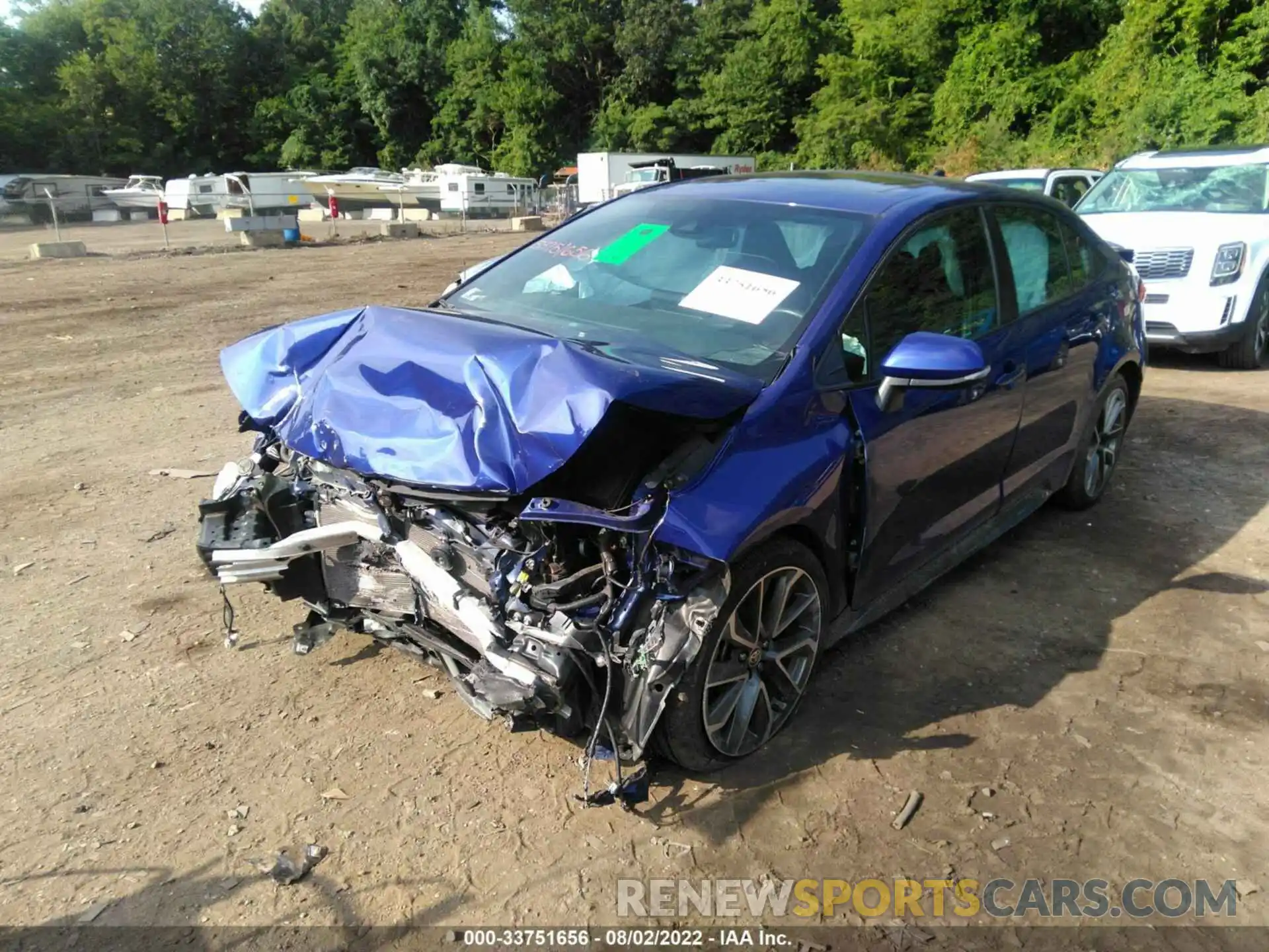 2 Photograph of a damaged car 5YFM4MCE0MP062143 TOYOTA COROLLA 2021