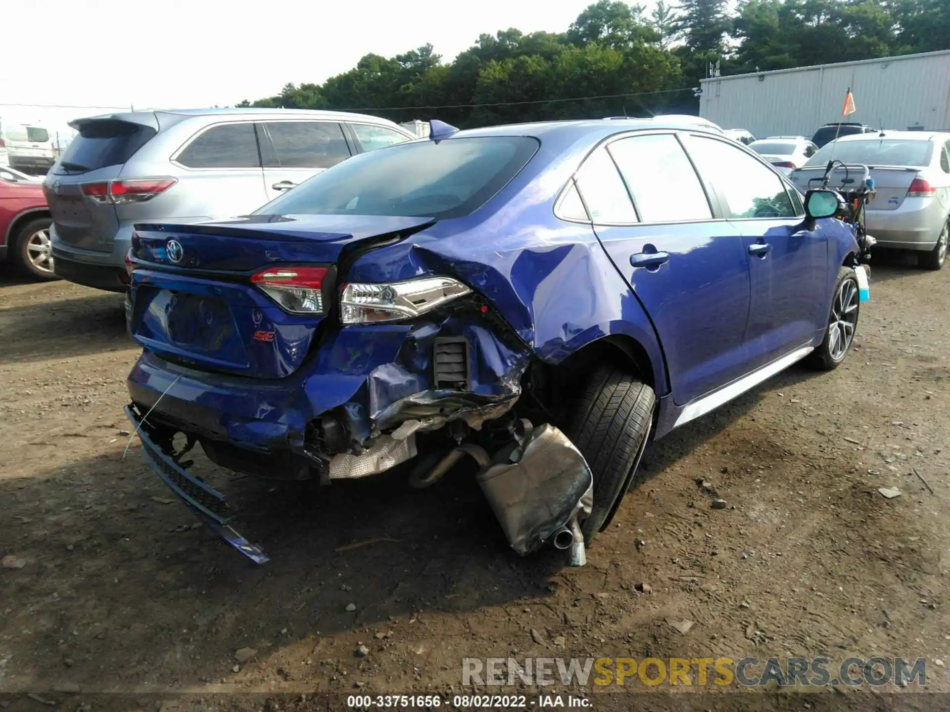 4 Photograph of a damaged car 5YFM4MCE0MP062143 TOYOTA COROLLA 2021