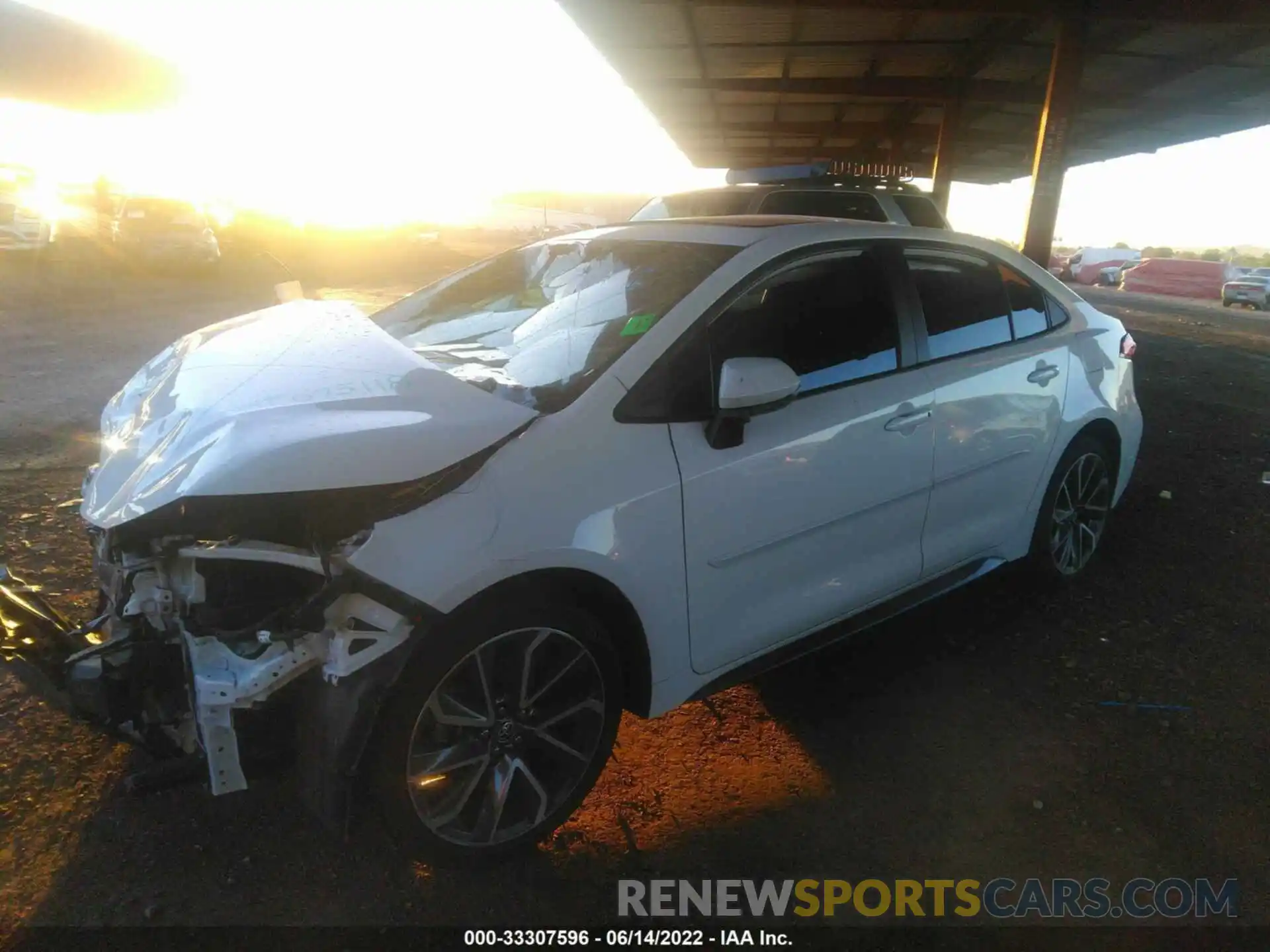 2 Photograph of a damaged car 5YFM4MCE0MP075118 TOYOTA COROLLA 2021