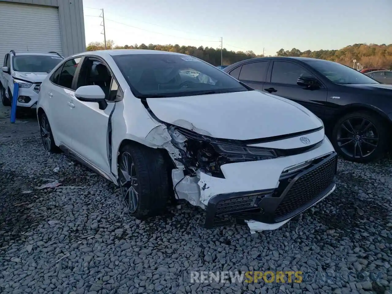 1 Photograph of a damaged car 5YFM4MCE2MP061558 TOYOTA COROLLA 2021