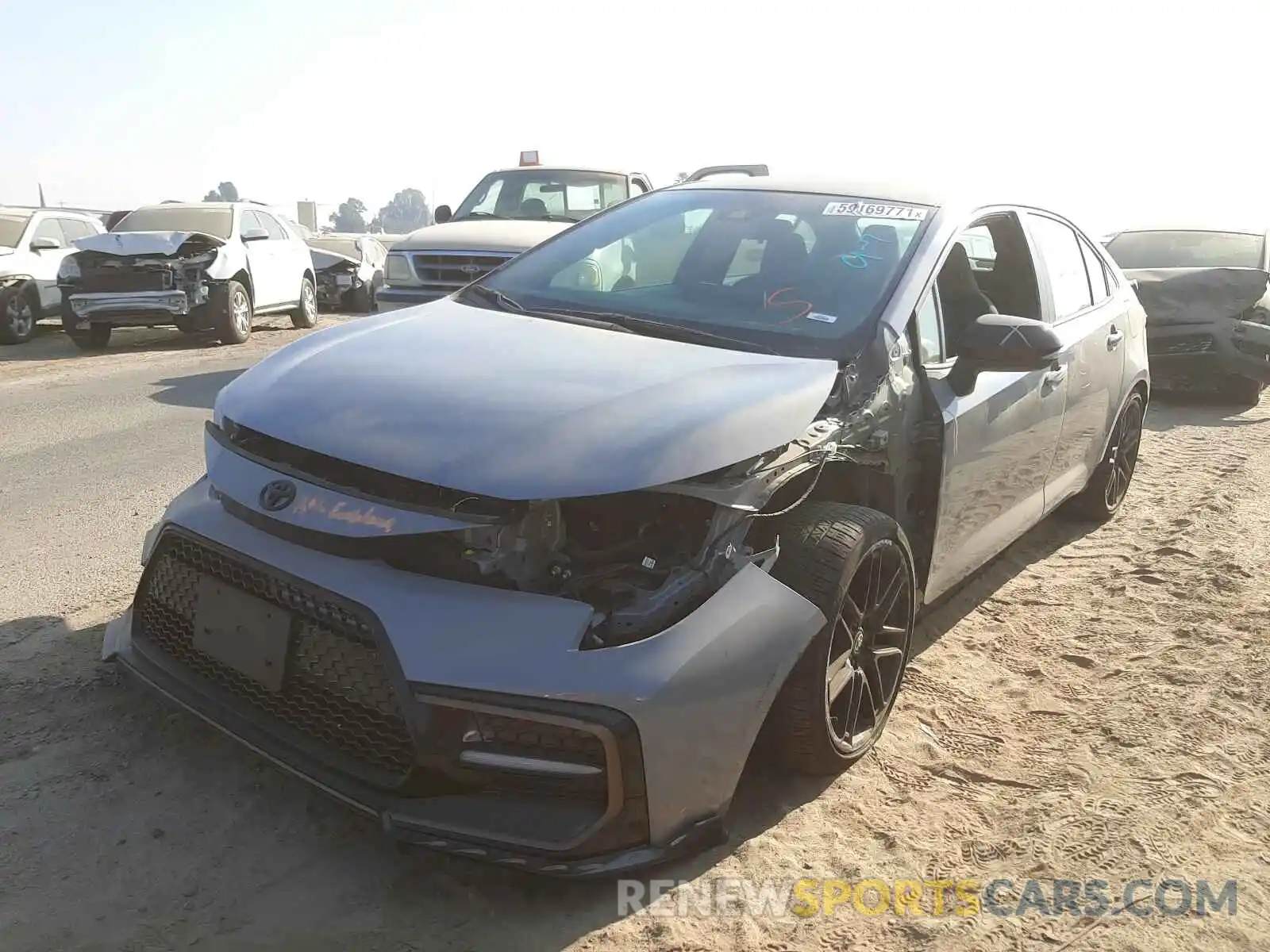 2 Photograph of a damaged car 5YFM4MCE2MP088341 TOYOTA COROLLA 2021