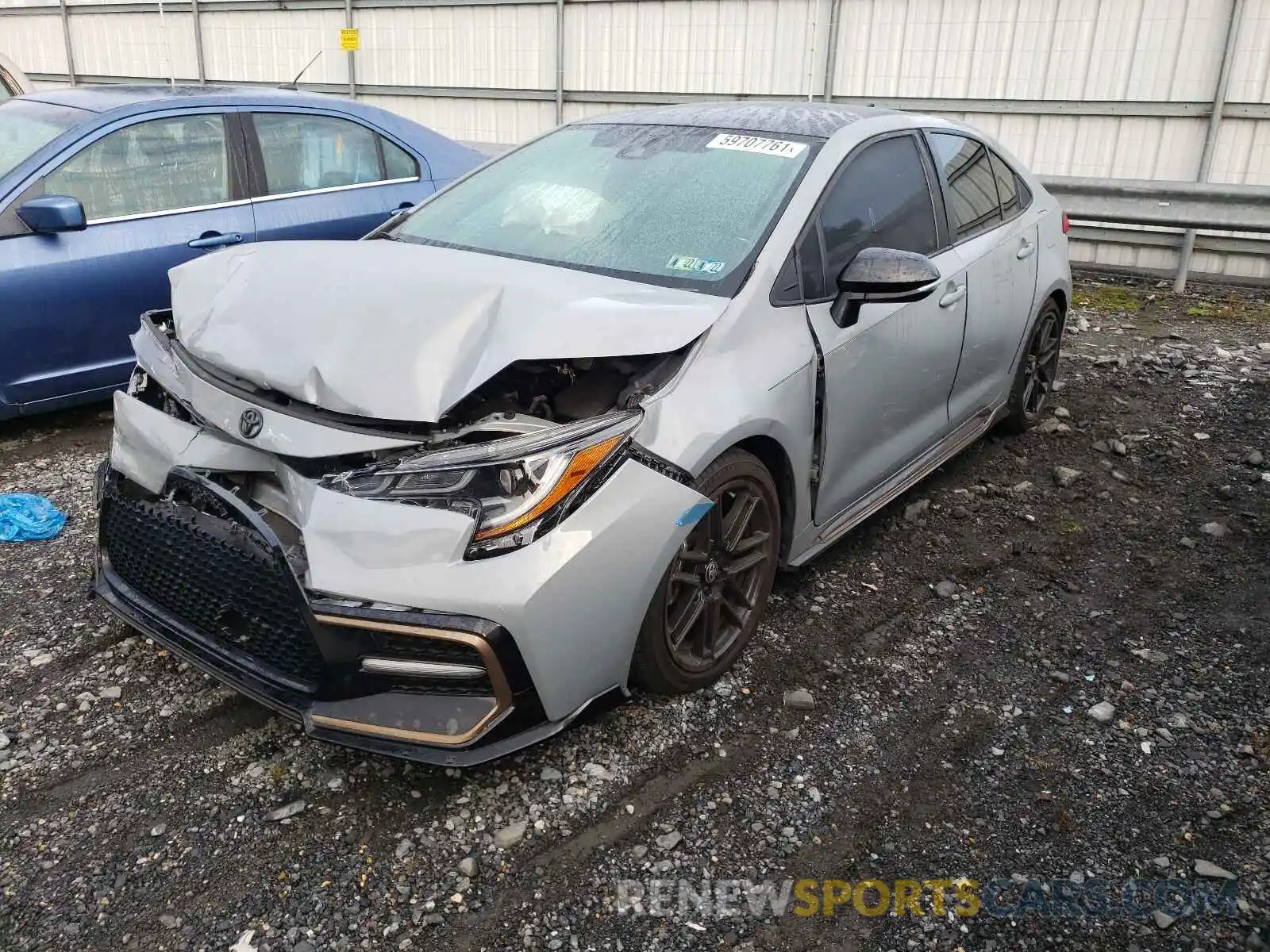 2 Photograph of a damaged car 5YFM4MCE3MP071905 TOYOTA COROLLA 2021