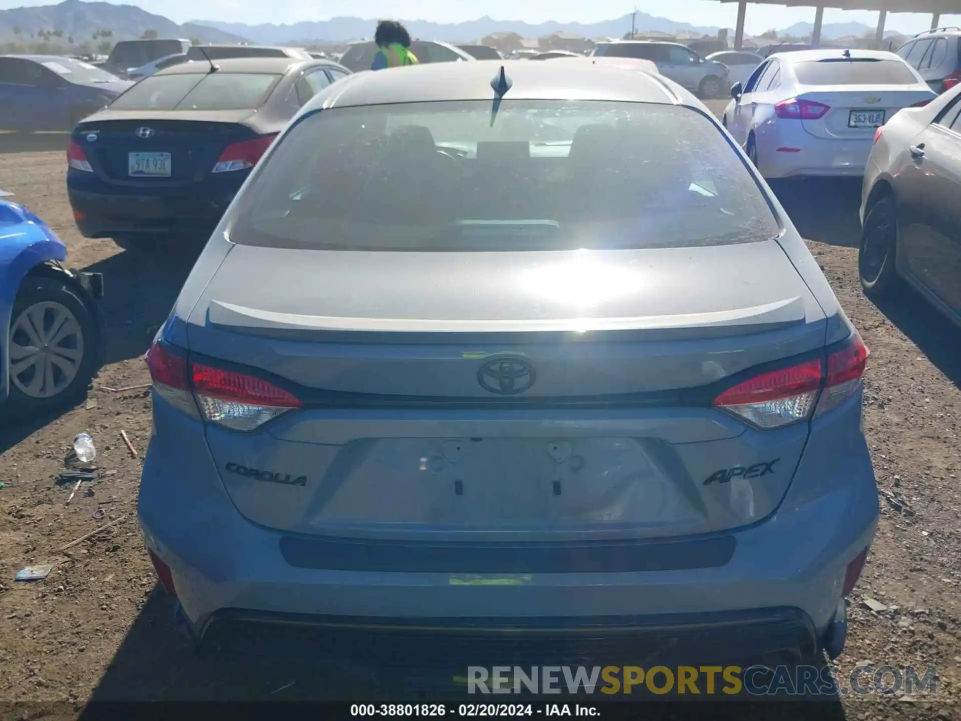 16 Photograph of a damaged car 5YFM4MCE3MP073007 TOYOTA COROLLA 2021