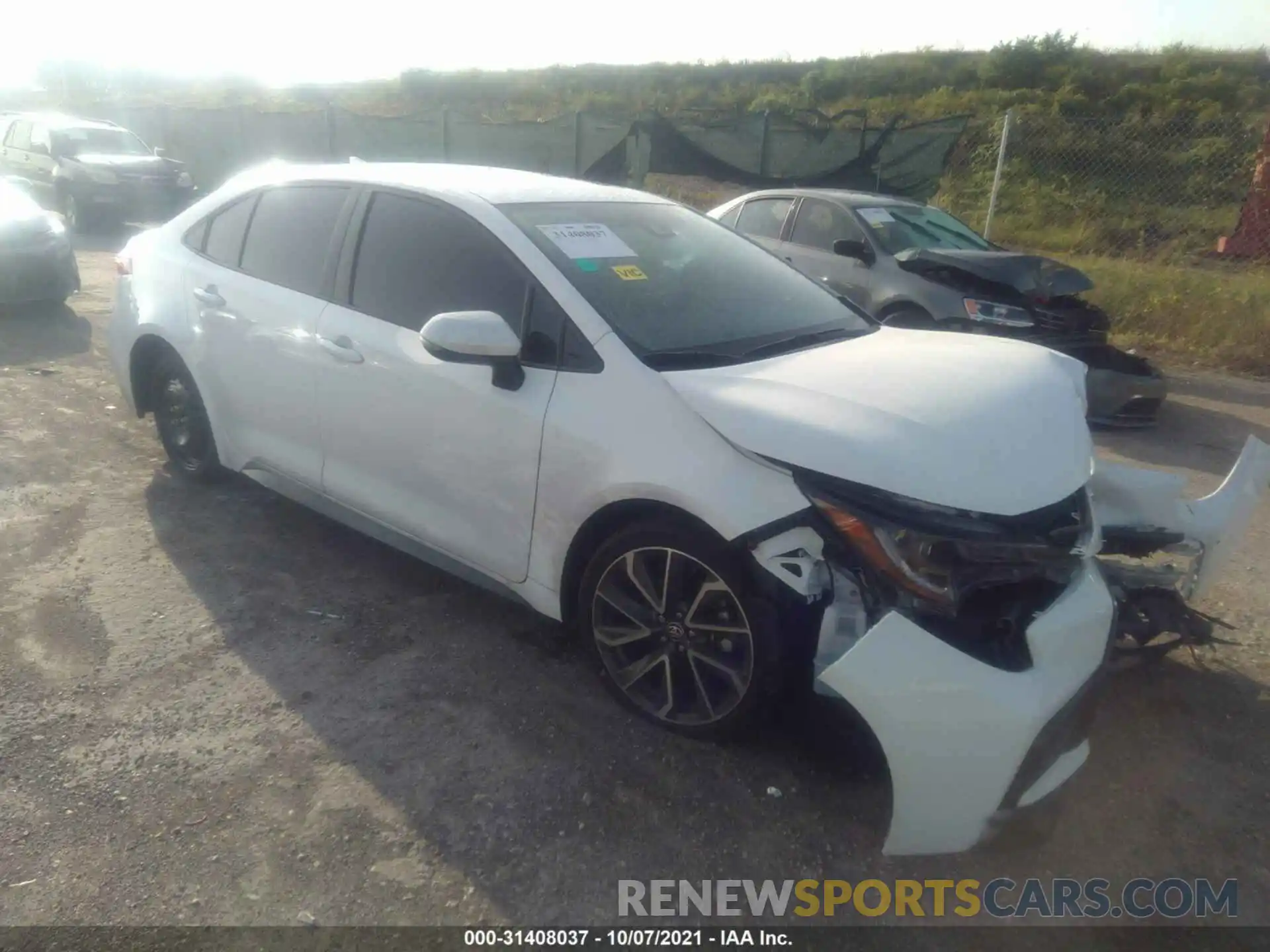 1 Photograph of a damaged car 5YFM4MCE6MP065368 TOYOTA COROLLA 2021