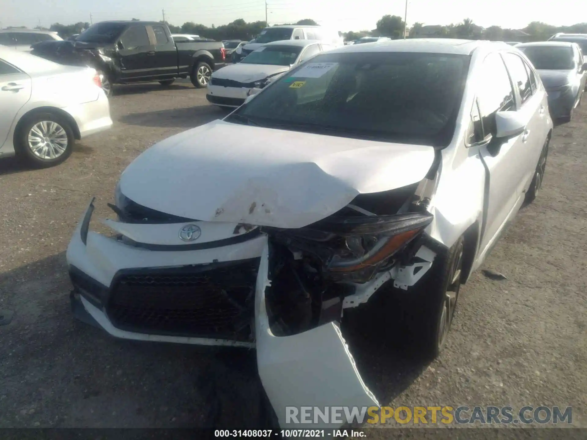 6 Photograph of a damaged car 5YFM4MCE6MP065368 TOYOTA COROLLA 2021