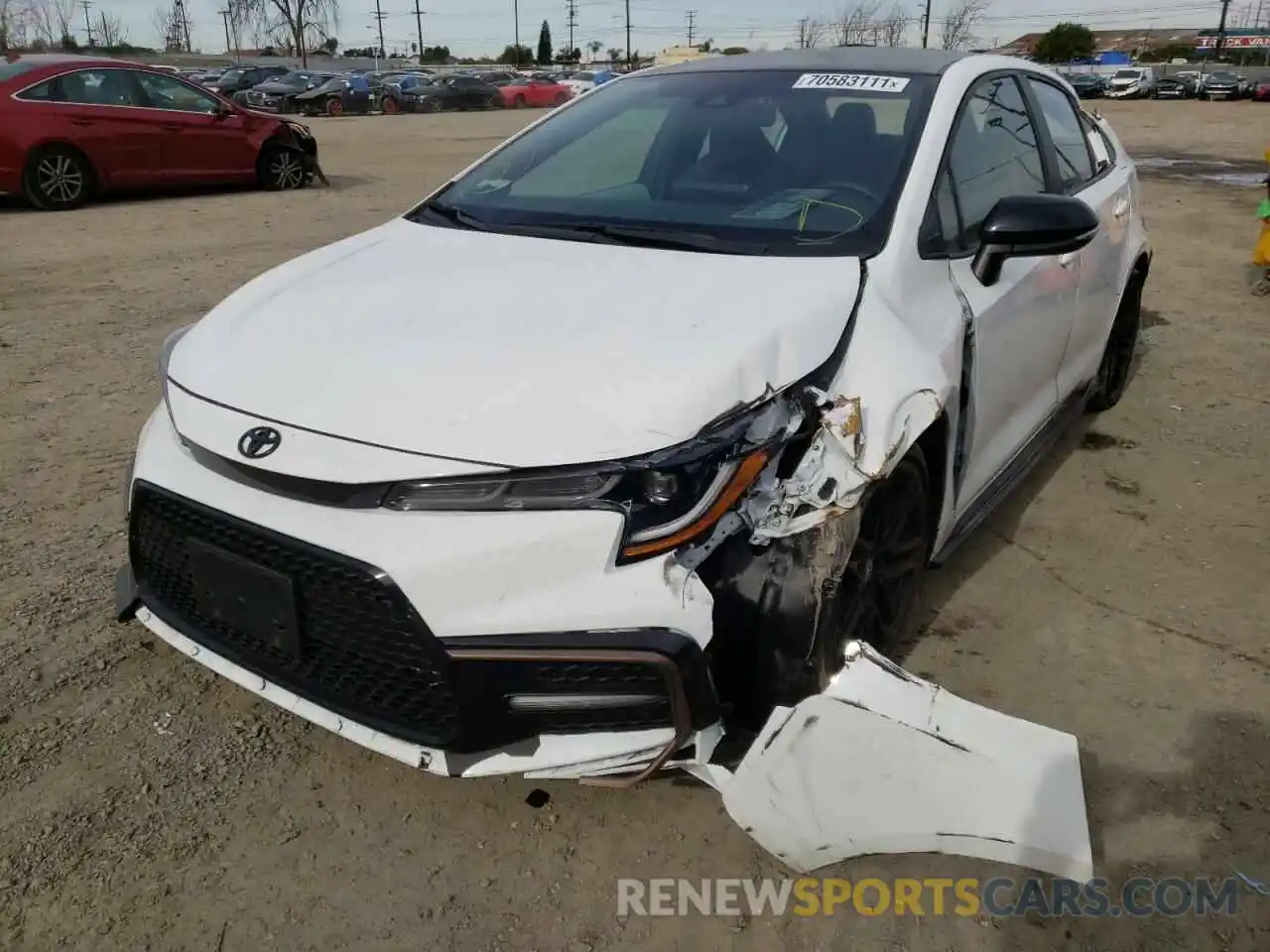 2 Photograph of a damaged car 5YFM4MCE8MP075187 TOYOTA COROLLA 2021