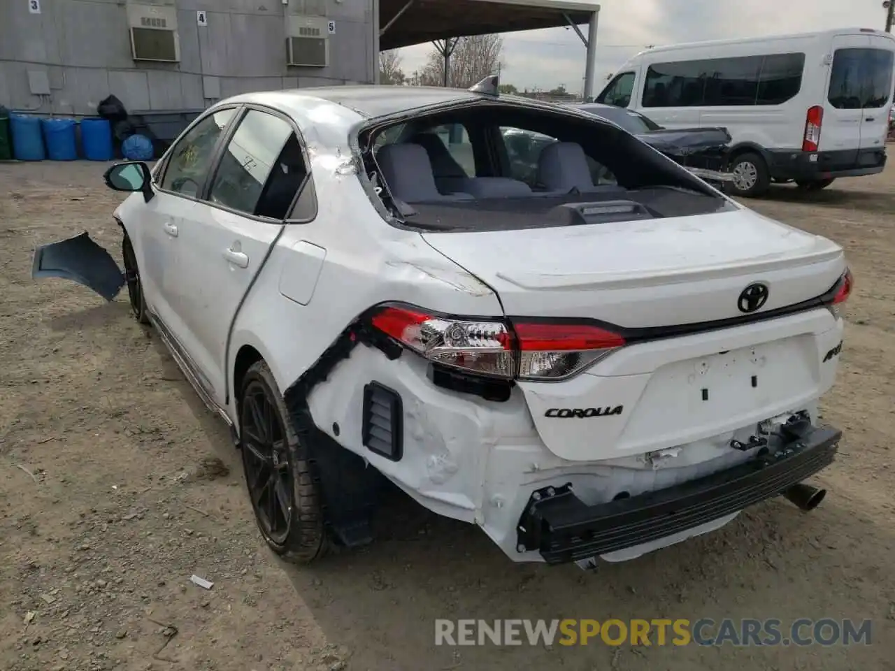 3 Photograph of a damaged car 5YFM4MCE8MP075187 TOYOTA COROLLA 2021