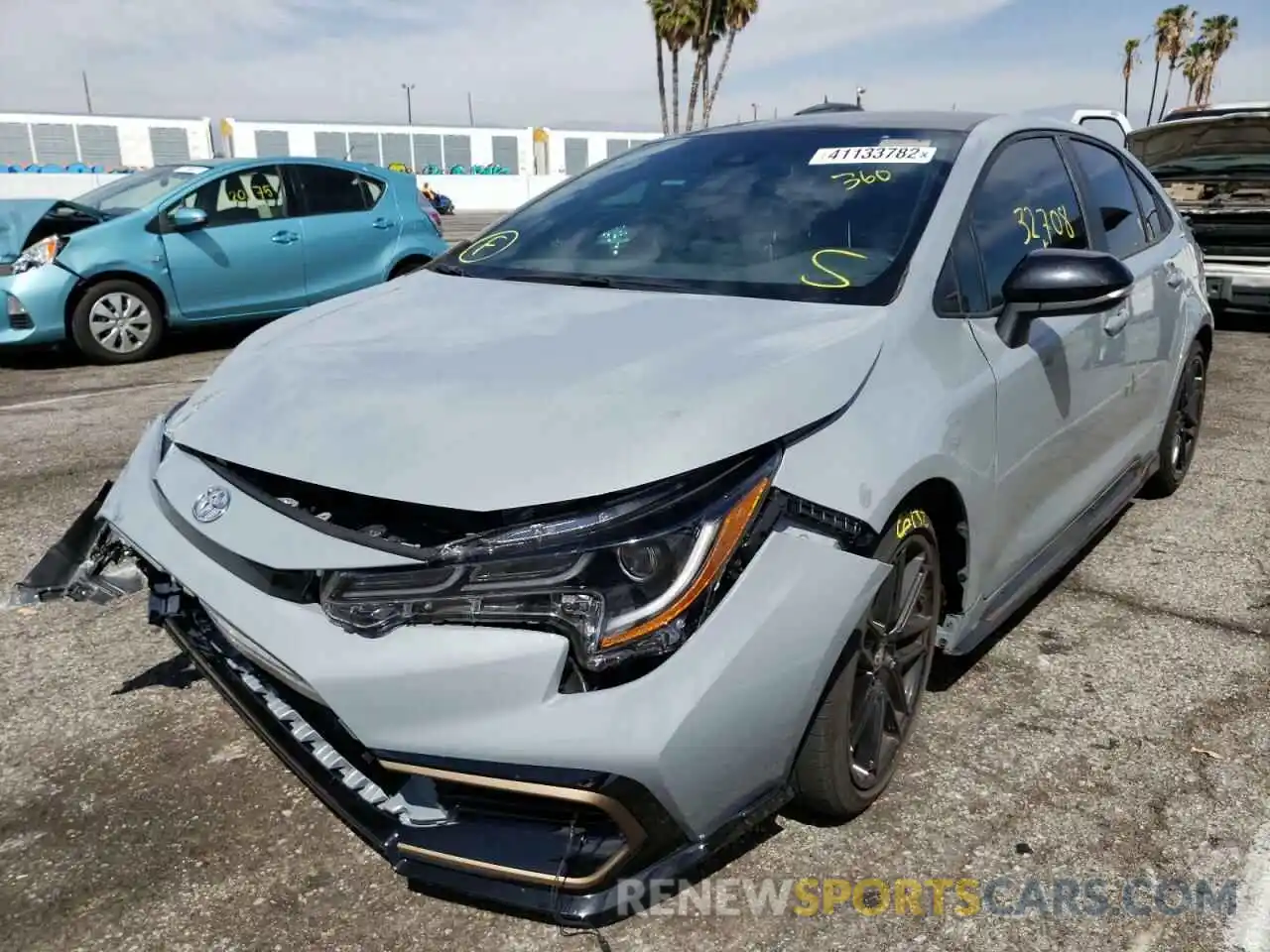 2 Photograph of a damaged car 5YFM4MCE9MP070631 TOYOTA COROLLA 2021