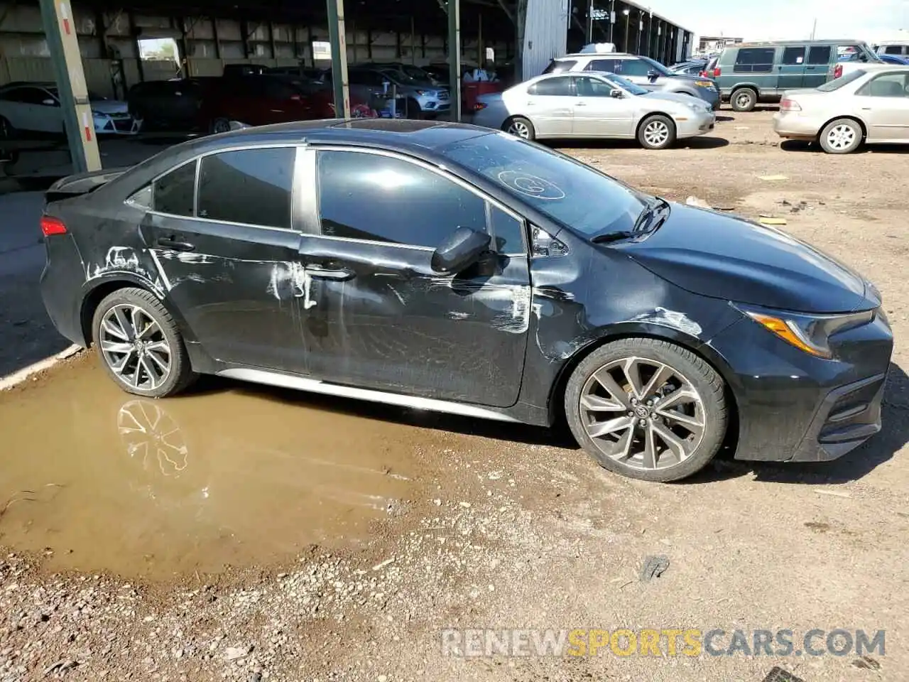 9 Photograph of a damaged car 5YFM4MCE9MP076042 TOYOTA COROLLA 2021