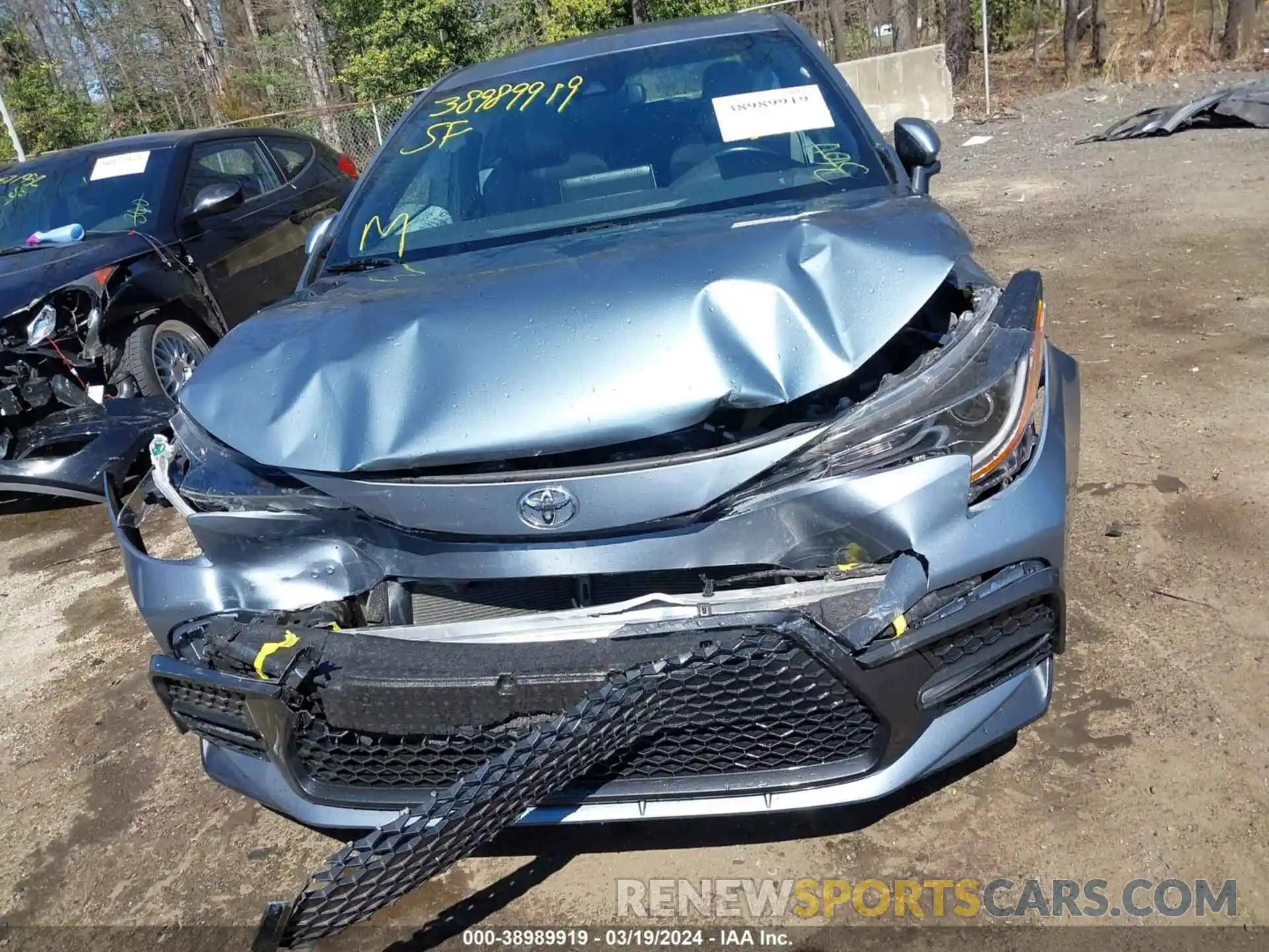 12 Photograph of a damaged car 5YFP4MCE1MP060091 TOYOTA COROLLA 2021