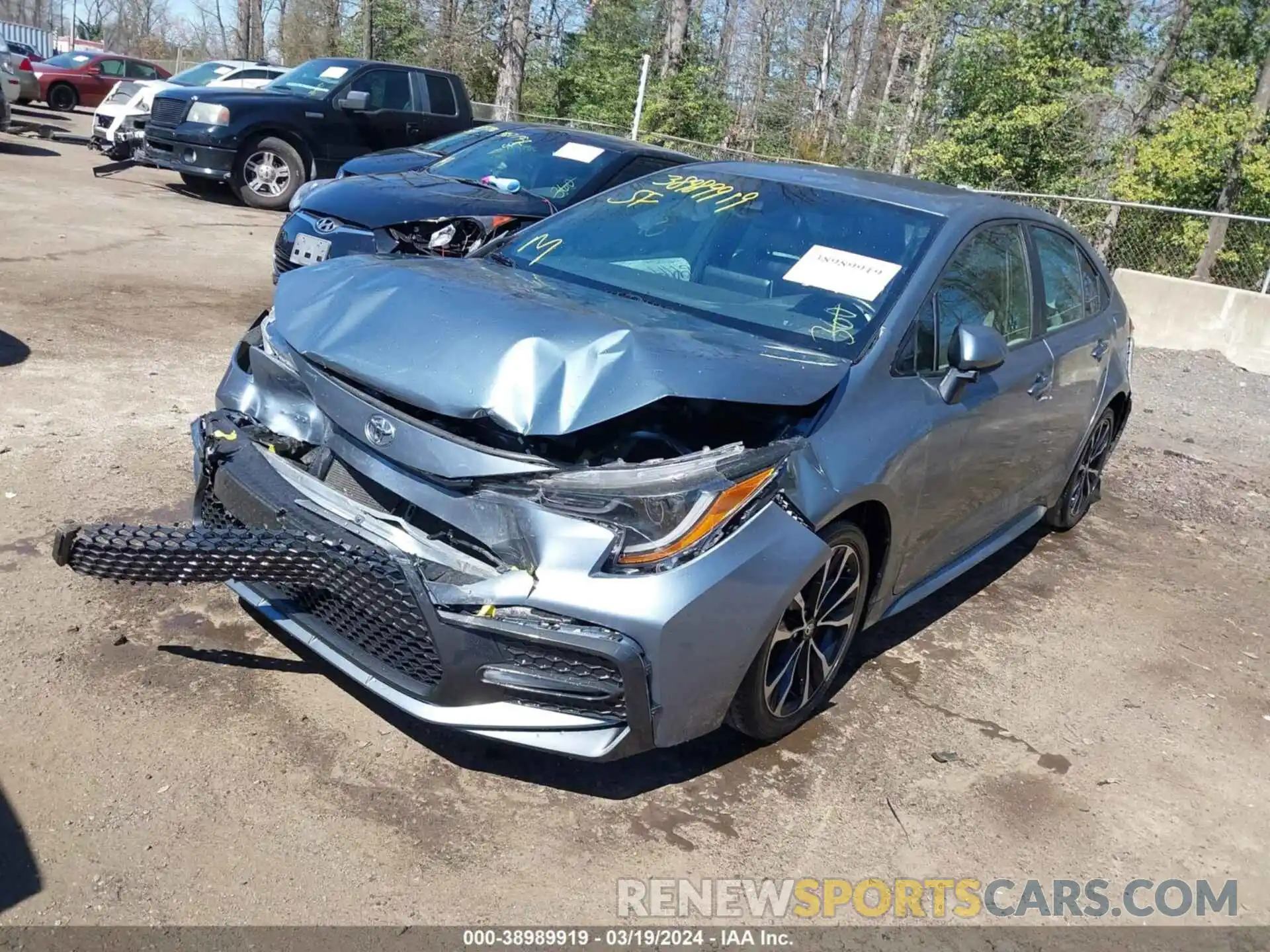 2 Photograph of a damaged car 5YFP4MCE1MP060091 TOYOTA COROLLA 2021