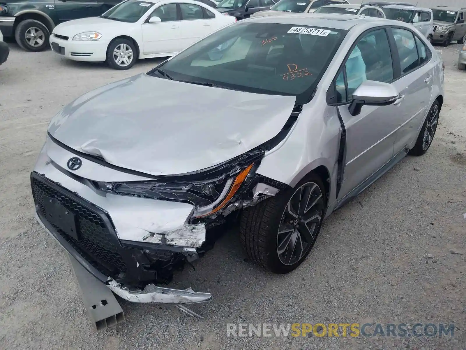 2 Photograph of a damaged car 5YFP4MCE1MP079322 TOYOTA COROLLA 2021