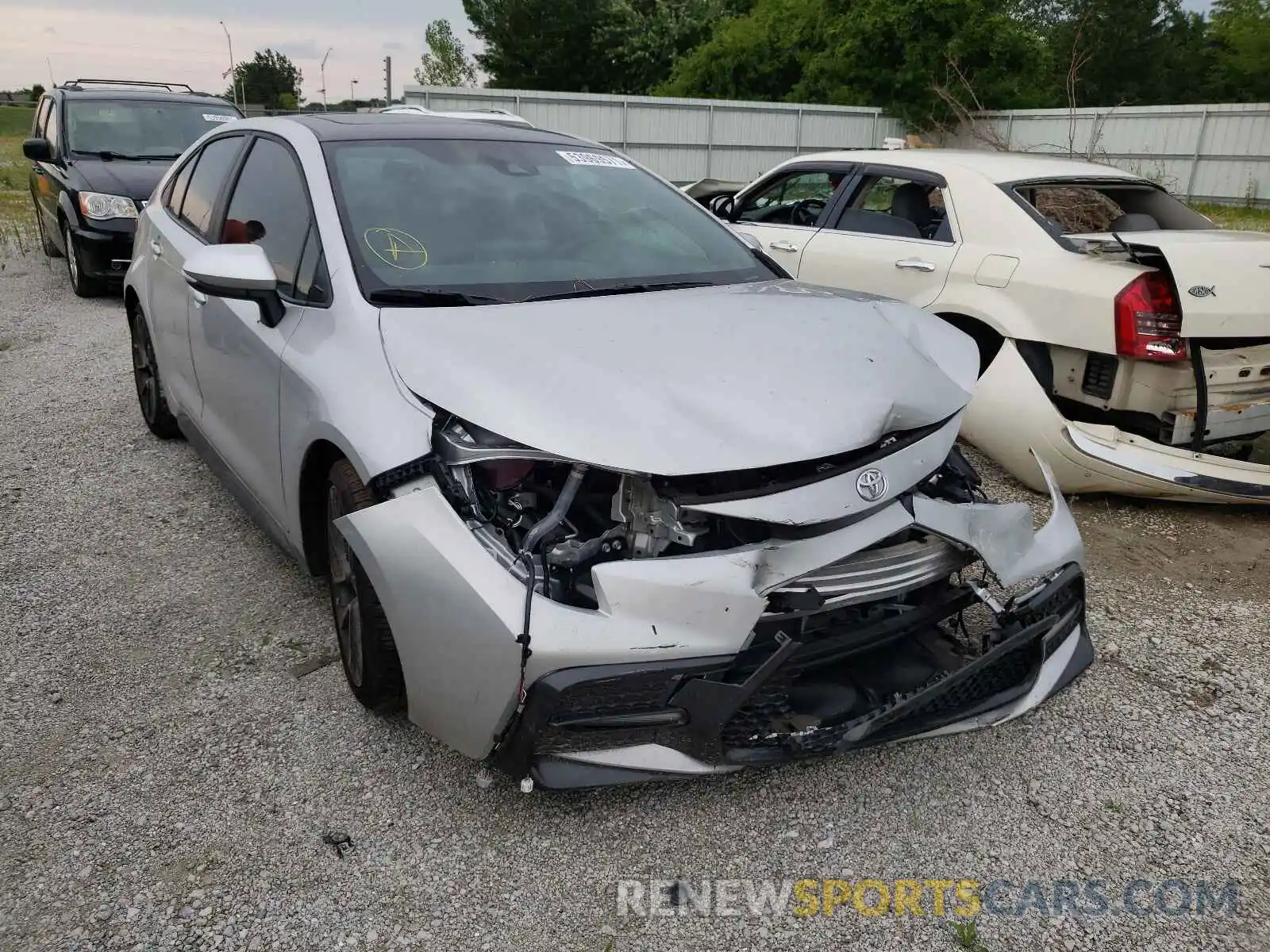 1 Photograph of a damaged car 5YFP4MCE1MP079479 TOYOTA COROLLA 2021