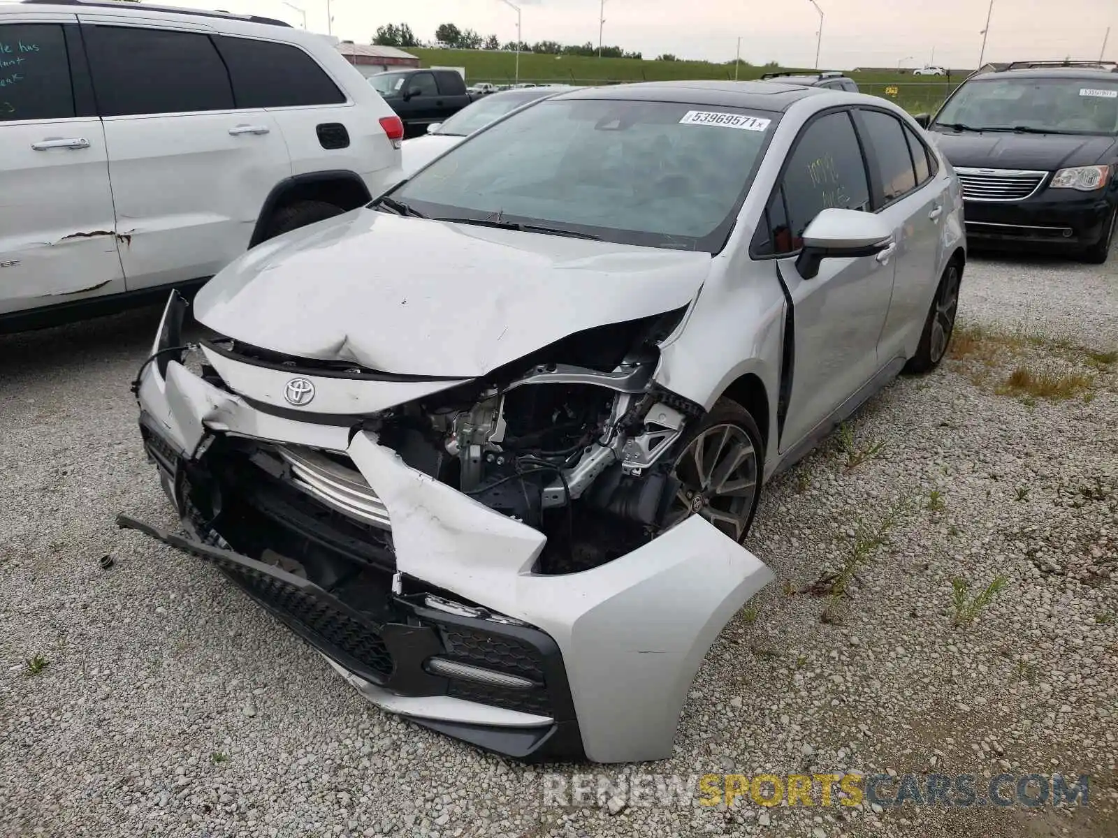 2 Photograph of a damaged car 5YFP4MCE1MP079479 TOYOTA COROLLA 2021