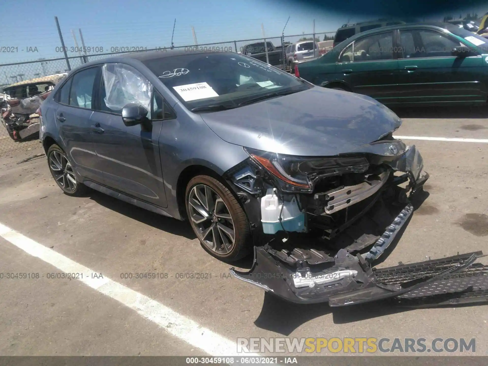 1 Photograph of a damaged car 5YFP4MCE2MP074792 TOYOTA COROLLA 2021