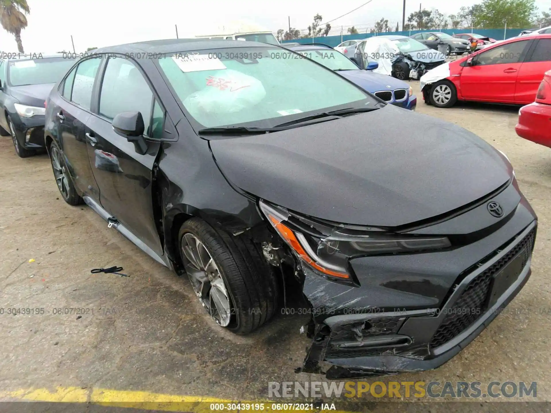 1 Photograph of a damaged car 5YFP4MCE2MP077773 TOYOTA COROLLA 2021