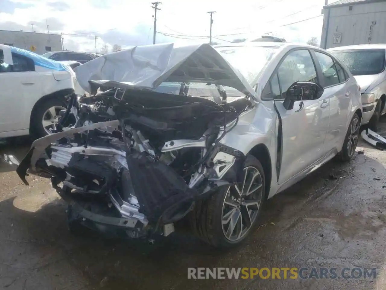 2 Photograph of a damaged car 5YFP4MCE2MP085324 TOYOTA COROLLA 2021