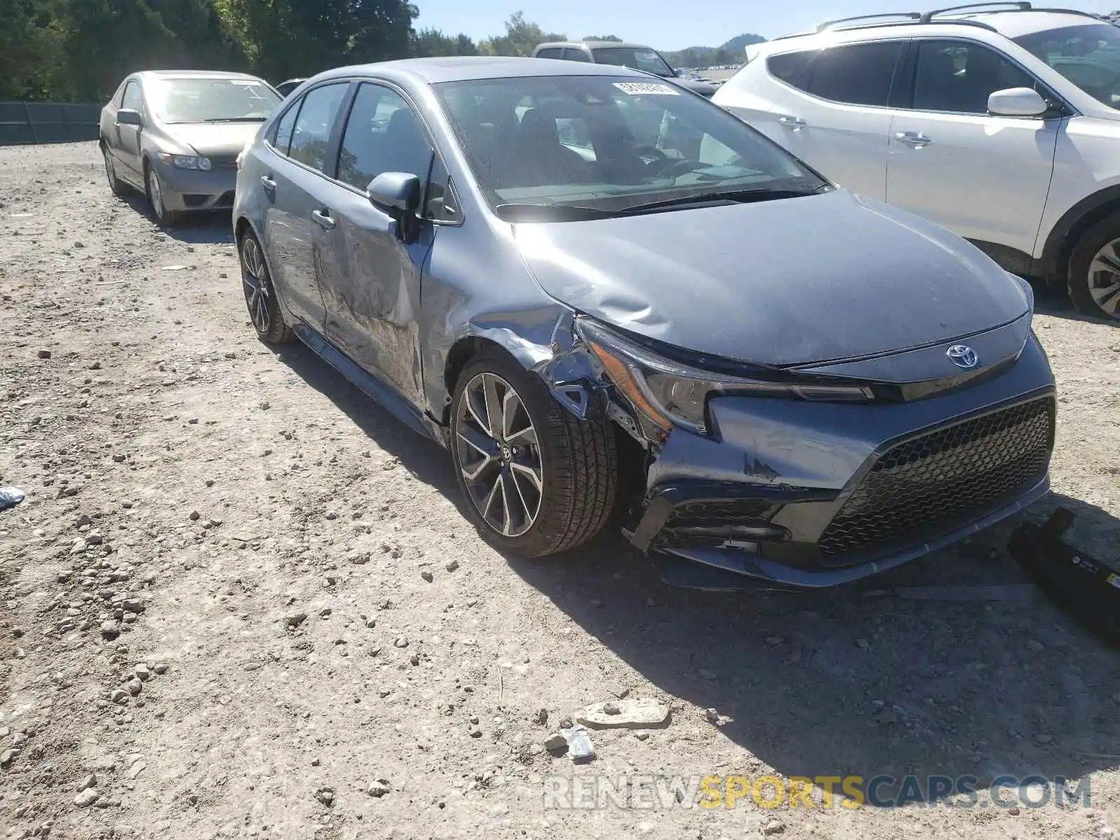 1 Photograph of a damaged car 5YFP4MCE2MP091625 TOYOTA COROLLA 2021