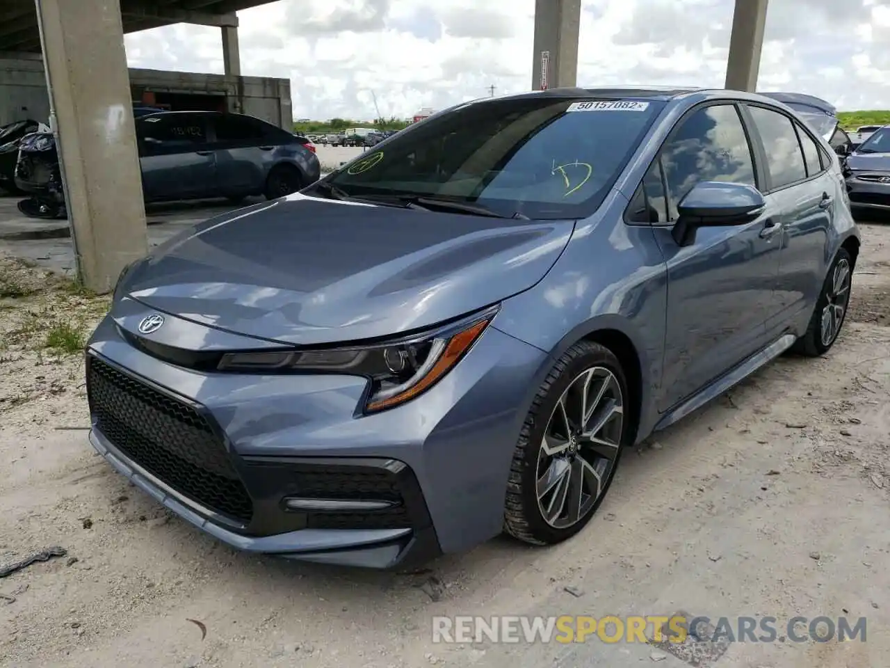 2 Photograph of a damaged car 5YFP4MCE2MP096016 TOYOTA COROLLA 2021