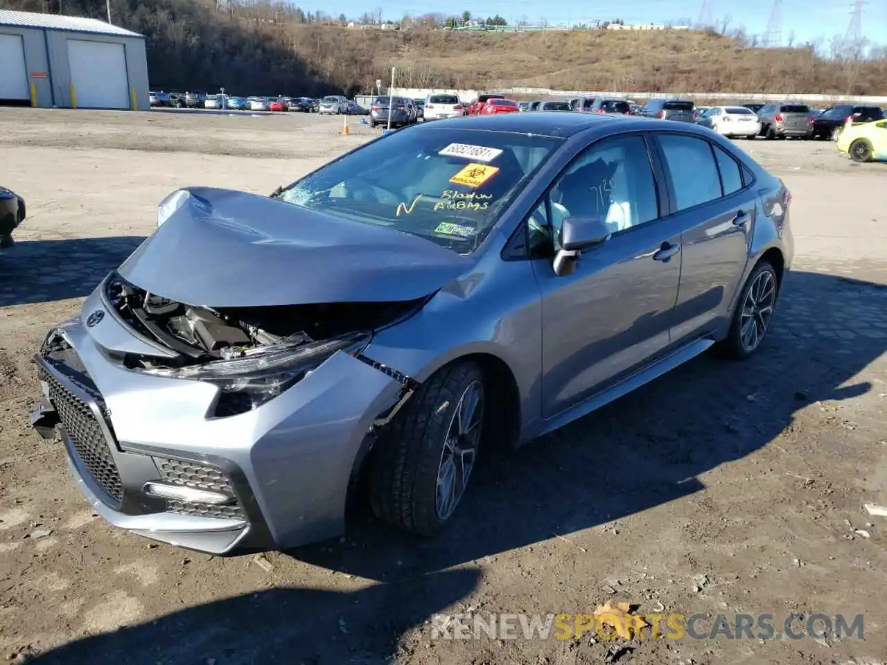 2 Photograph of a damaged car 5YFP4MCE3MP068726 TOYOTA COROLLA 2021