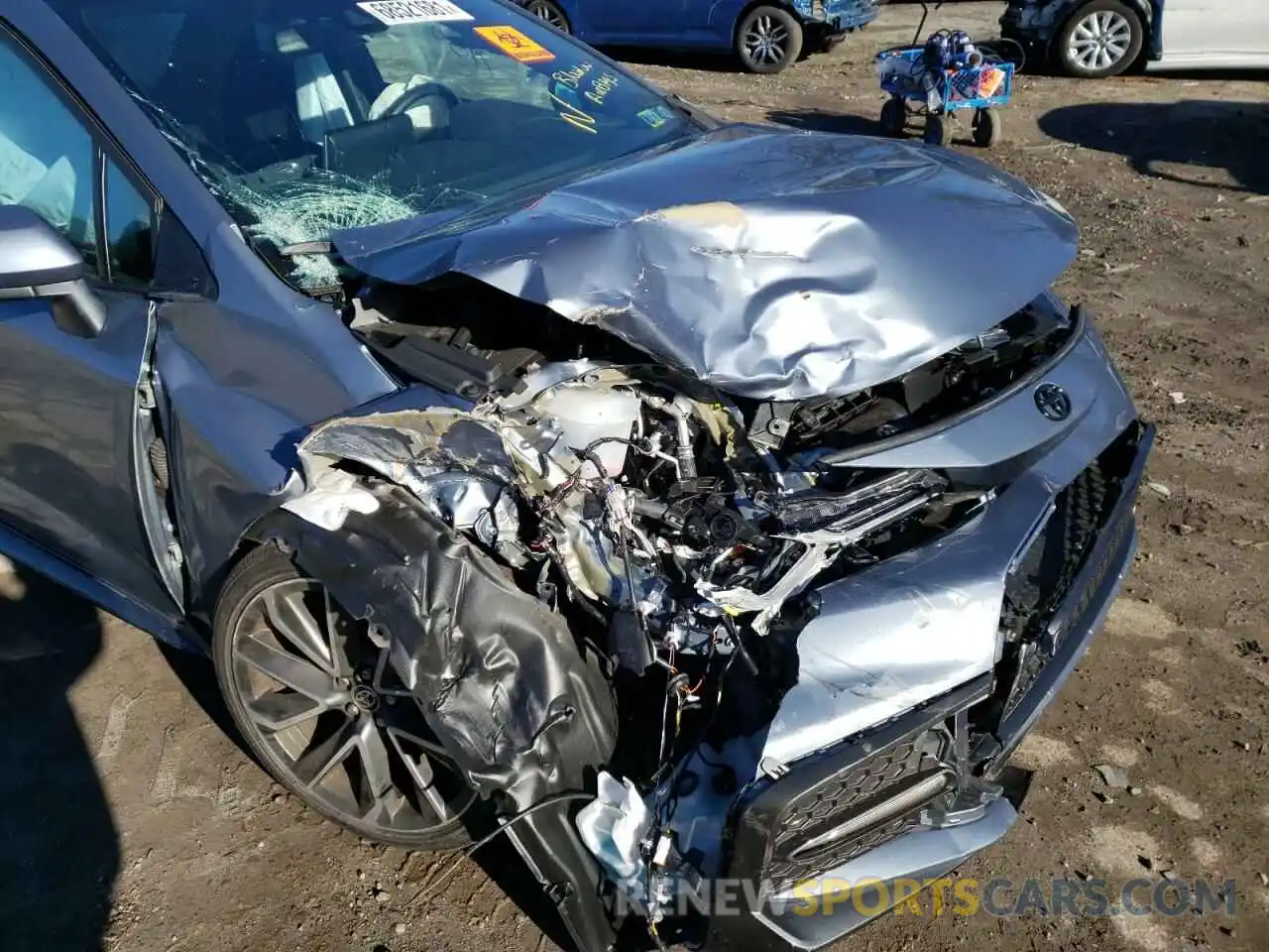 9 Photograph of a damaged car 5YFP4MCE3MP068726 TOYOTA COROLLA 2021