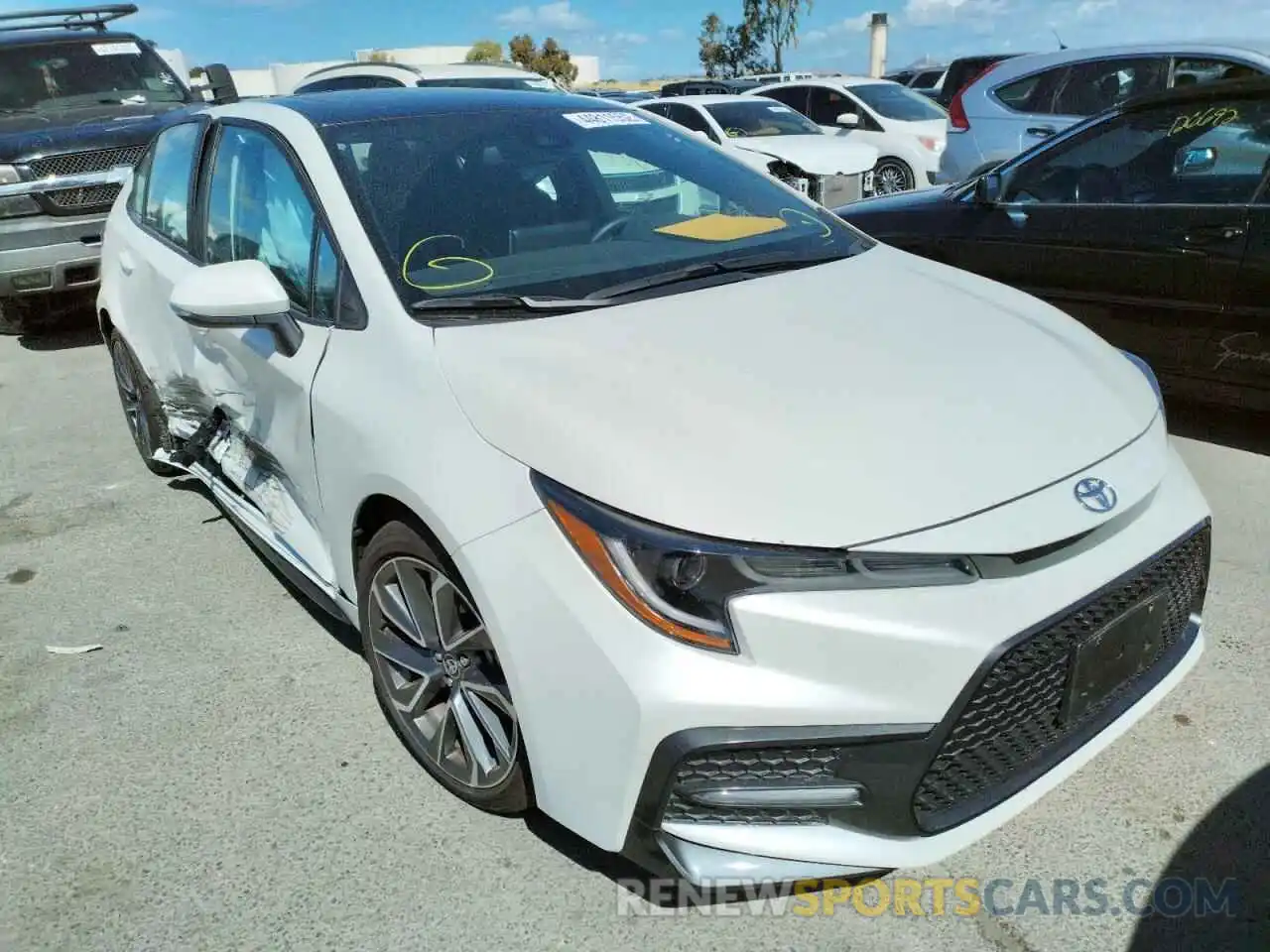 1 Photograph of a damaged car 5YFP4MCE3MP070962 TOYOTA COROLLA 2021