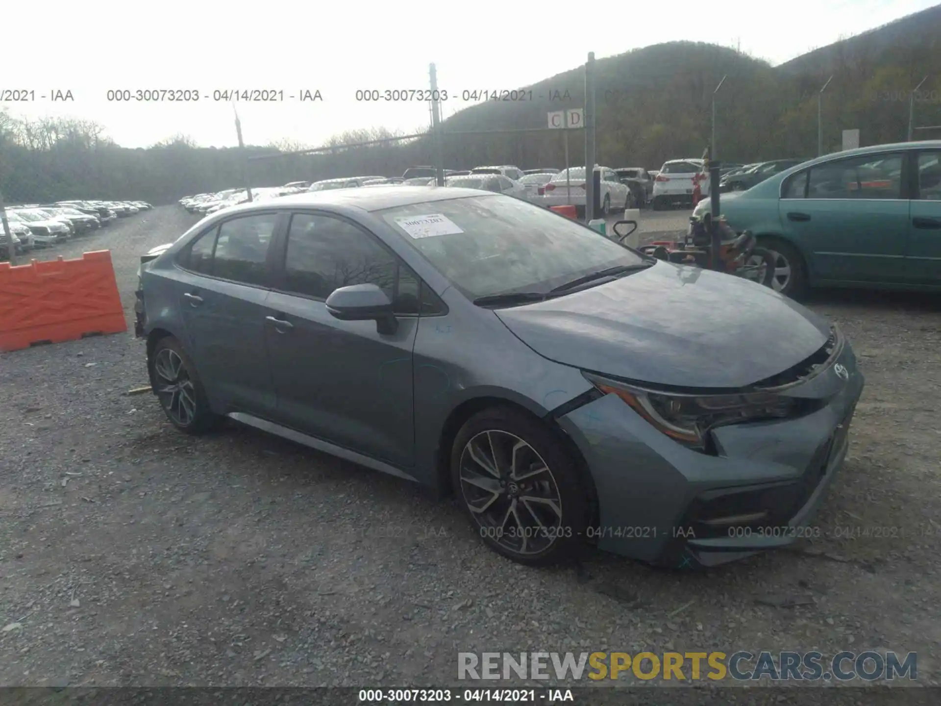 1 Photograph of a damaged car 5YFP4MCE4MP061137 TOYOTA COROLLA 2021