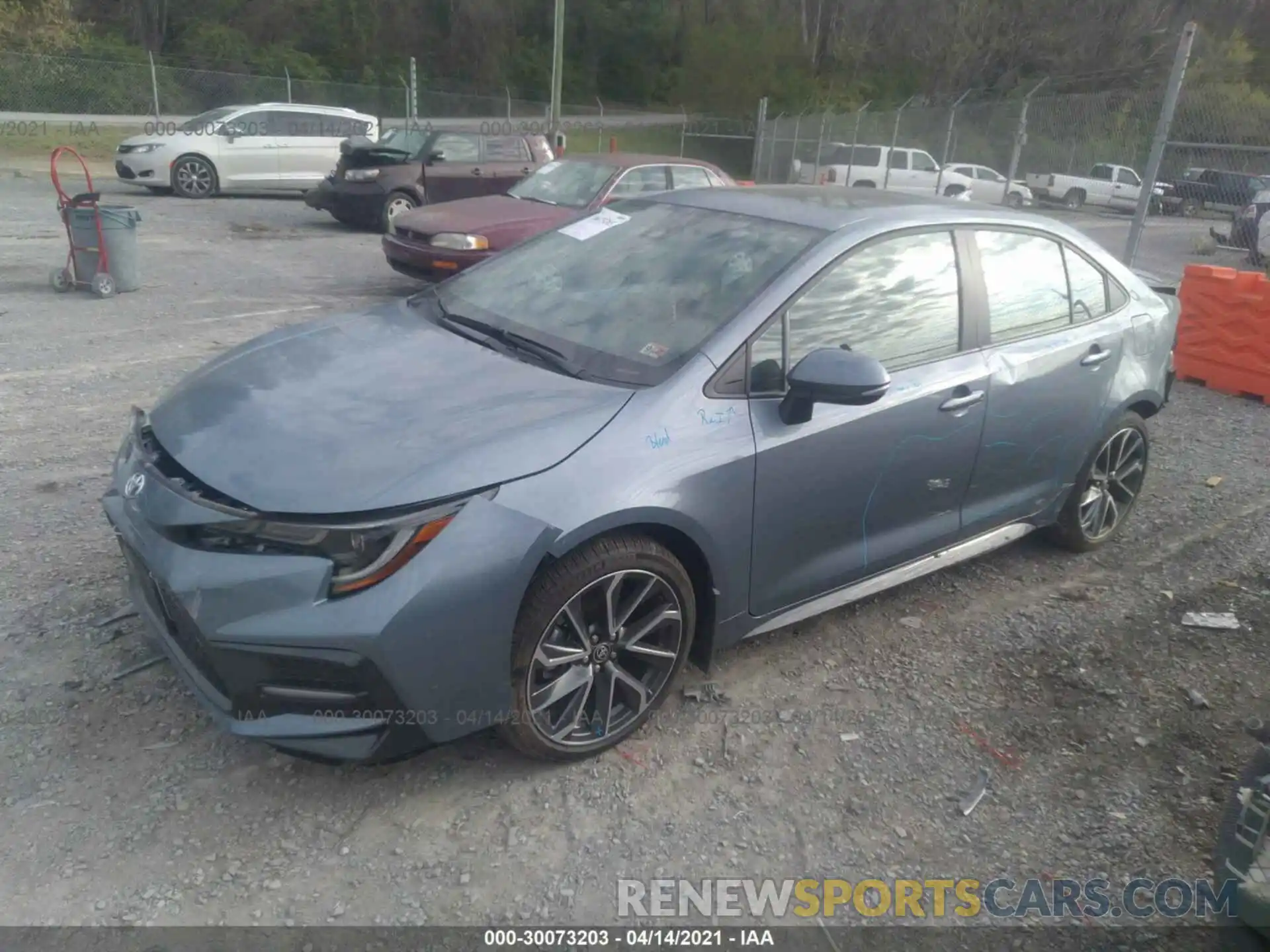 2 Photograph of a damaged car 5YFP4MCE4MP061137 TOYOTA COROLLA 2021