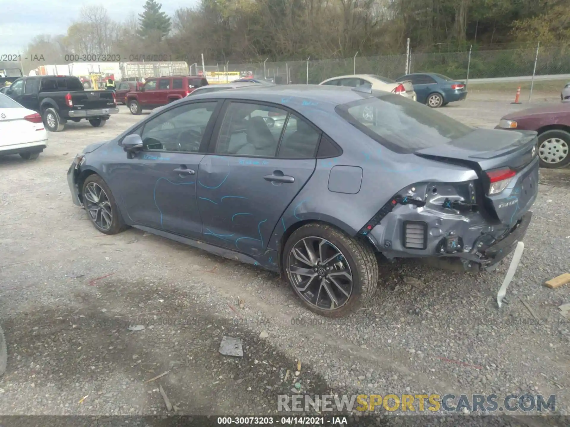 3 Photograph of a damaged car 5YFP4MCE4MP061137 TOYOTA COROLLA 2021