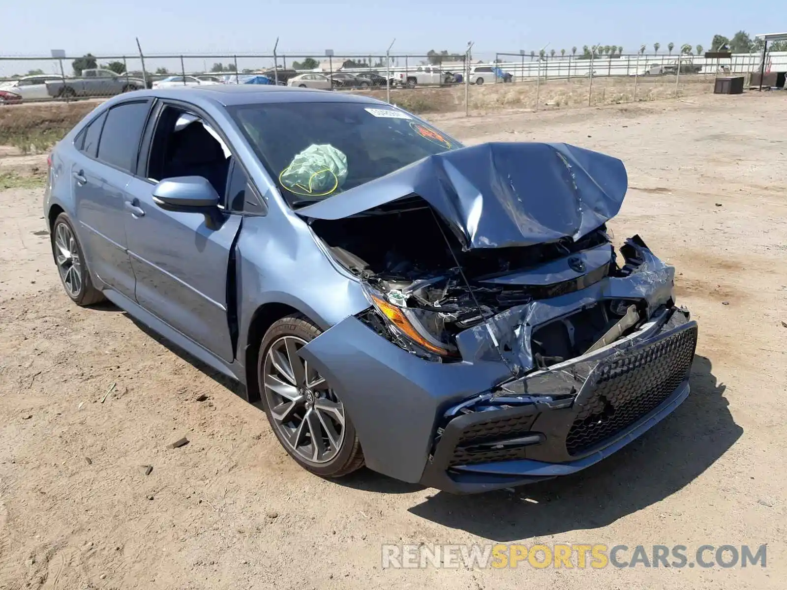 1 Photograph of a damaged car 5YFP4MCE4MP064006 TOYOTA COROLLA 2021