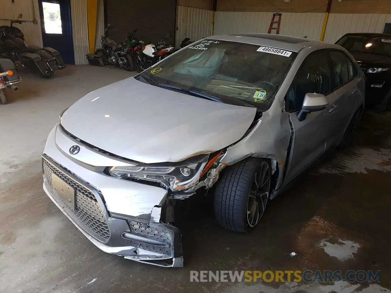 2 Photograph of a damaged car 5YFP4MCE4MP068363 TOYOTA COROLLA 2021