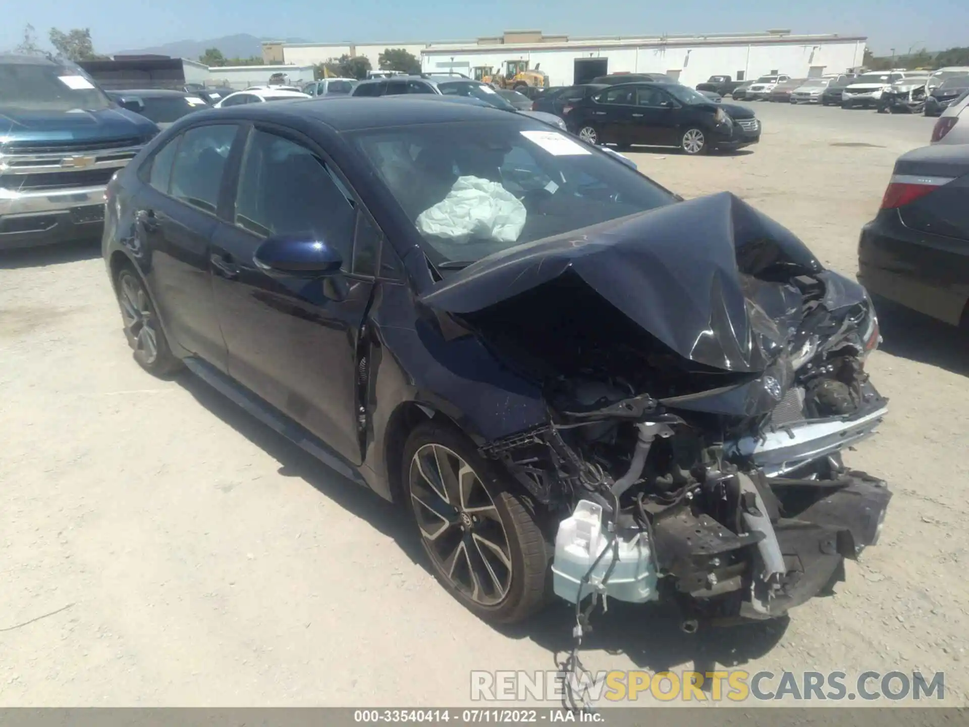 1 Photograph of a damaged car 5YFP4MCE4MP070243 TOYOTA COROLLA 2021