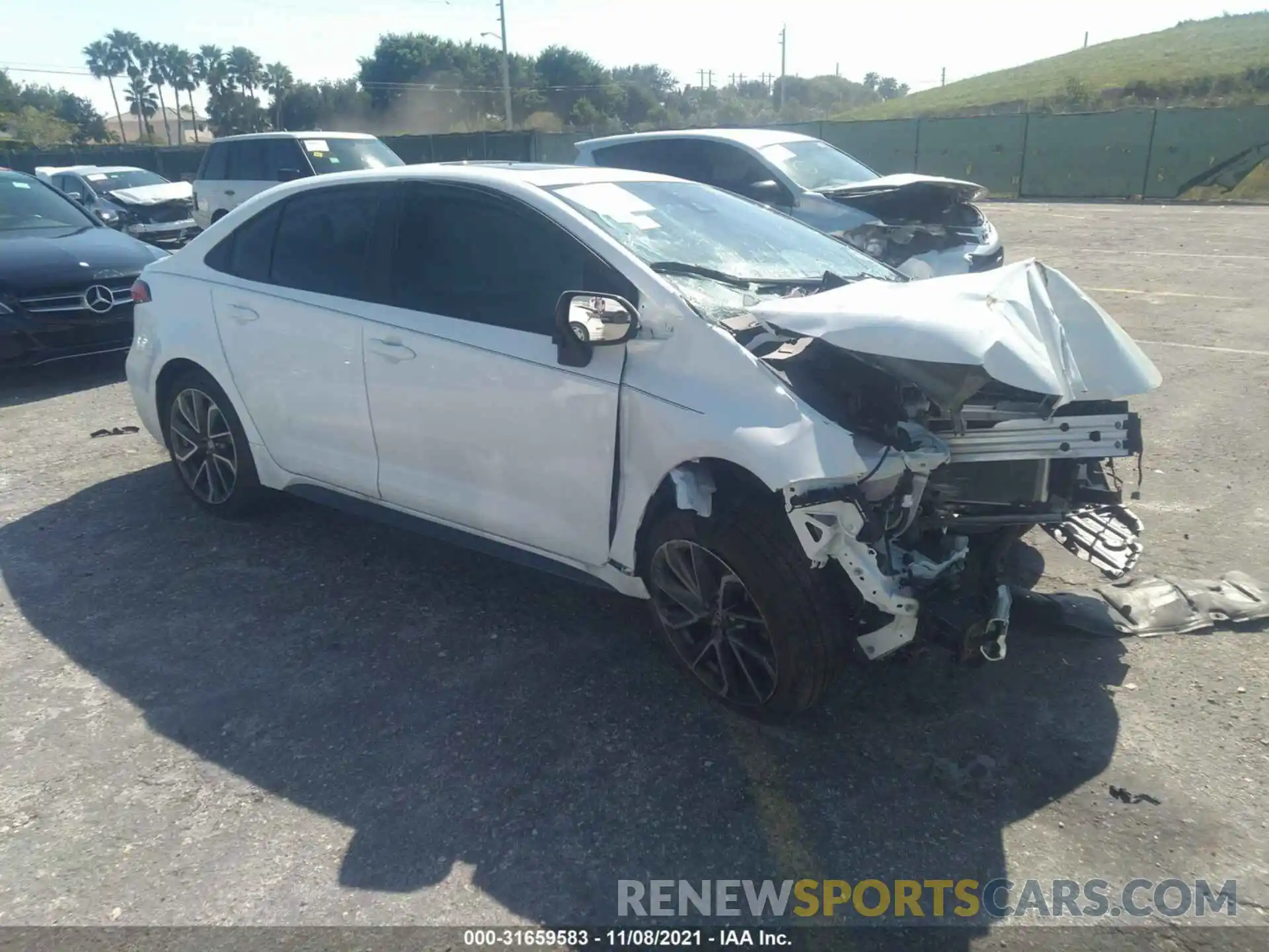 1 Photograph of a damaged car 5YFP4MCE4MP078147 TOYOTA COROLLA 2021