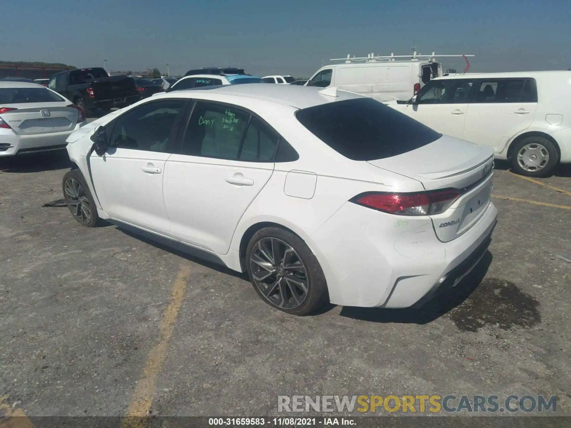 3 Photograph of a damaged car 5YFP4MCE4MP078147 TOYOTA COROLLA 2021