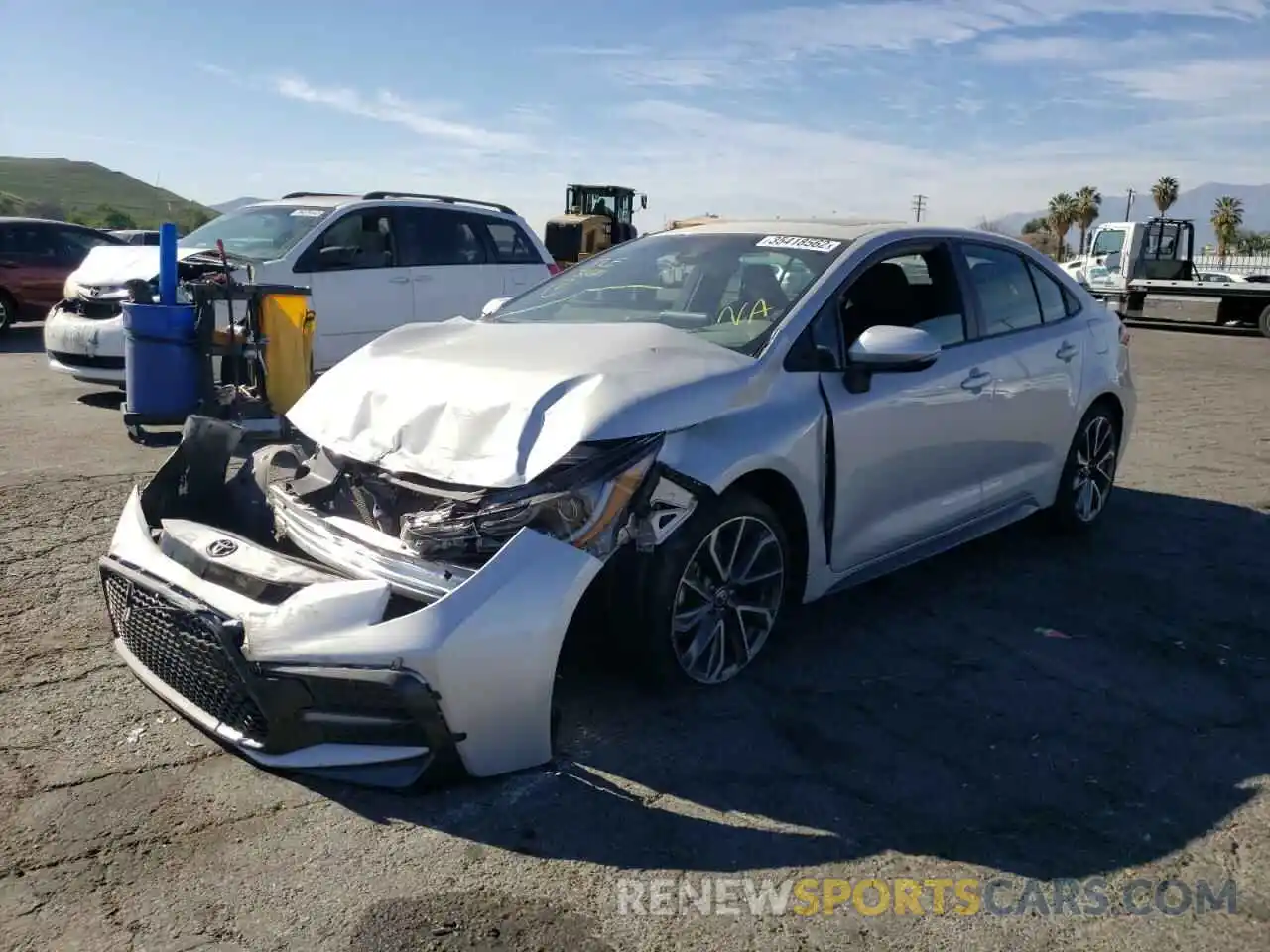 2 Photograph of a damaged car 5YFP4MCE4MP079329 TOYOTA COROLLA 2021