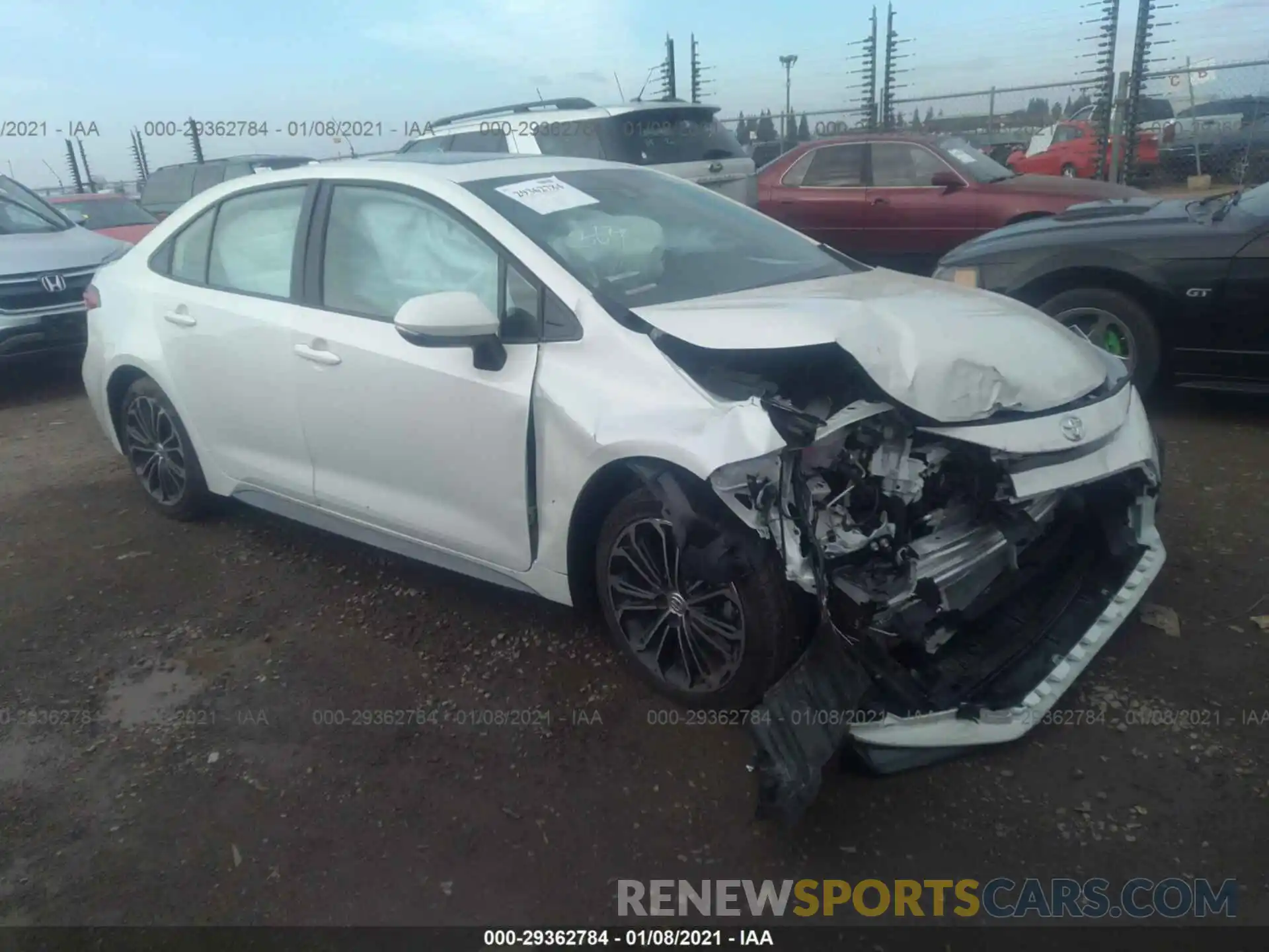 1 Photograph of a damaged car 5YFP4MCE5MP063091 TOYOTA COROLLA 2021