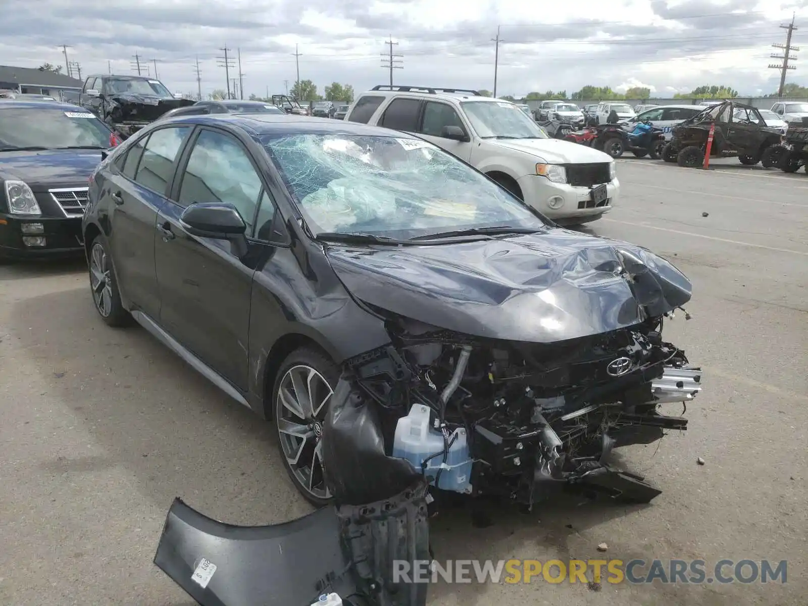 1 Photograph of a damaged car 5YFP4MCE5MP083342 TOYOTA COROLLA 2021