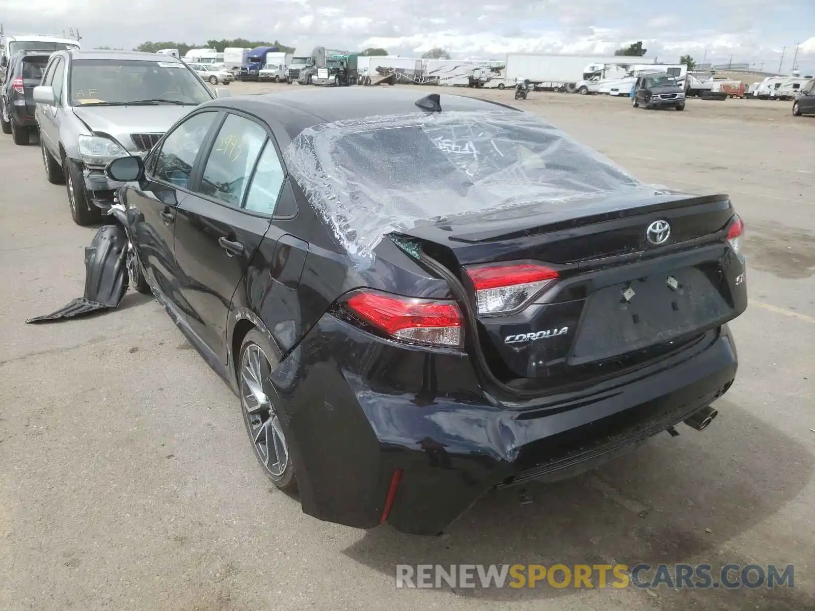 3 Photograph of a damaged car 5YFP4MCE5MP083342 TOYOTA COROLLA 2021