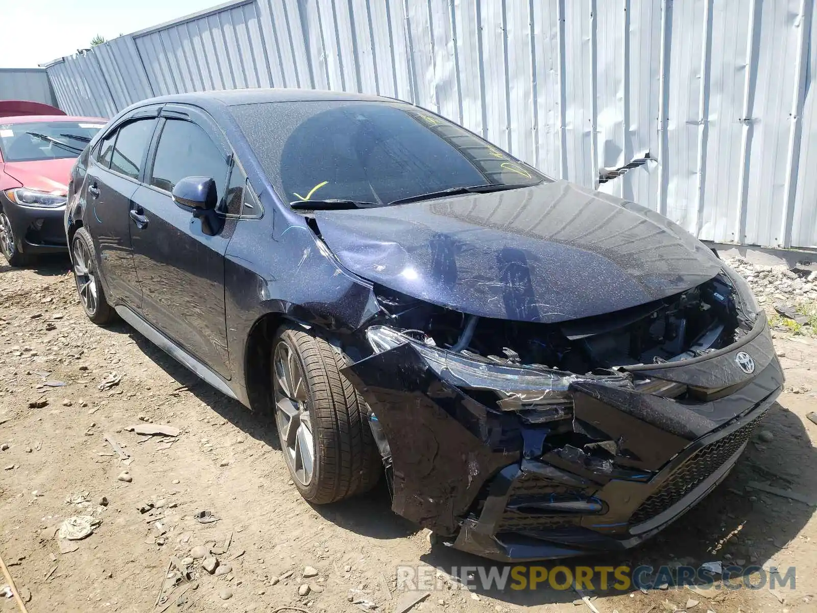 1 Photograph of a damaged car 5YFP4MCE6MP063651 TOYOTA COROLLA 2021