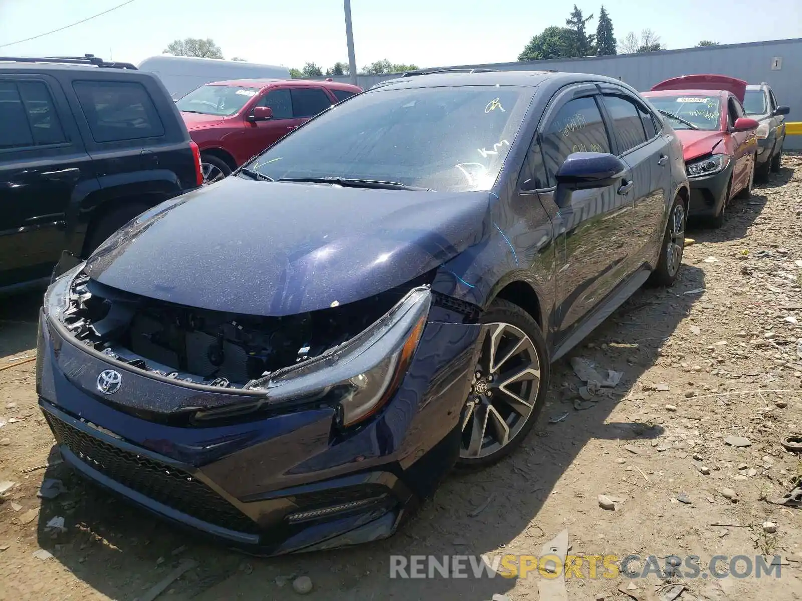 2 Photograph of a damaged car 5YFP4MCE6MP063651 TOYOTA COROLLA 2021