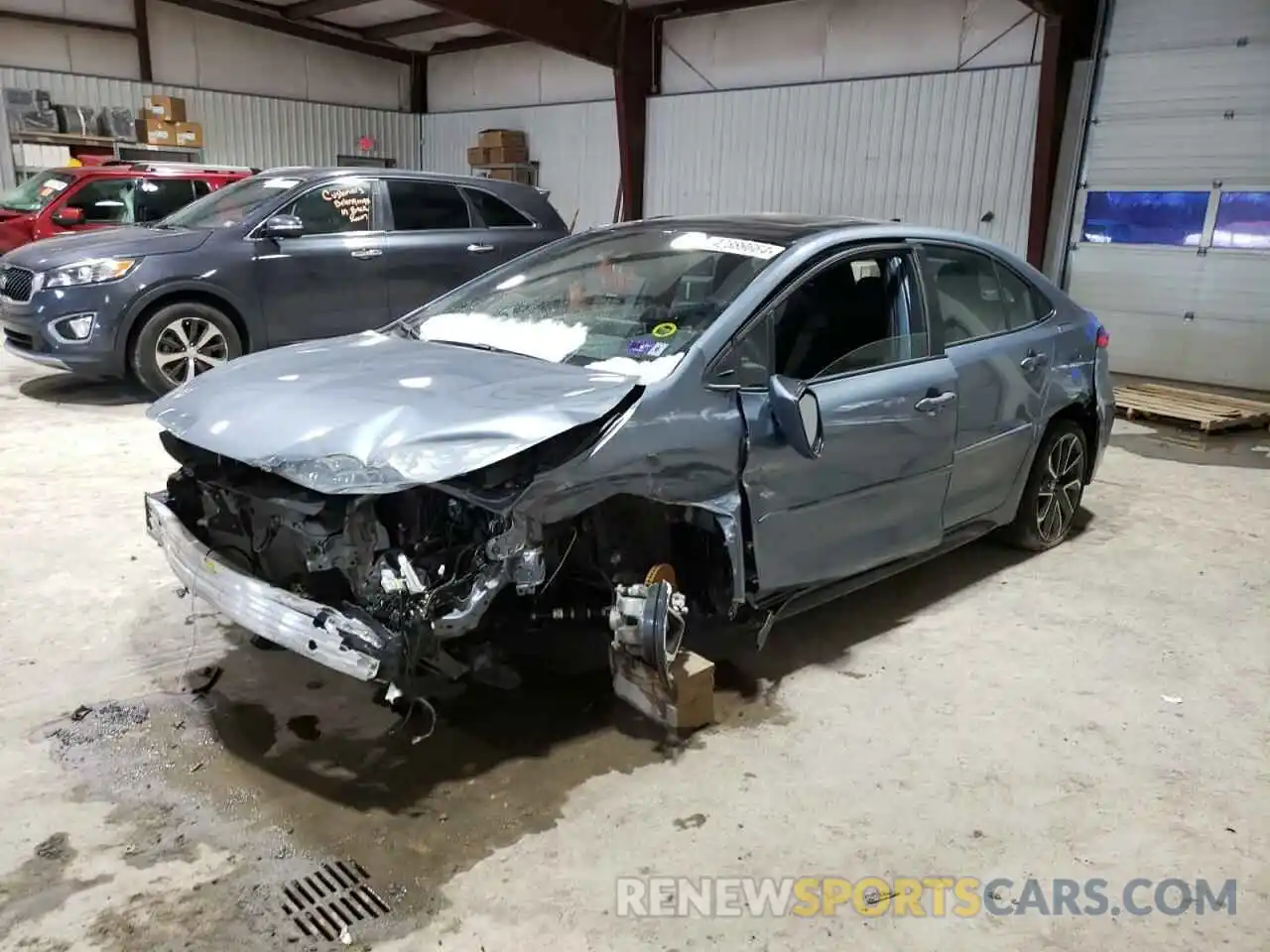 1 Photograph of a damaged car 5YFP4MCE6MP068638 TOYOTA COROLLA 2021