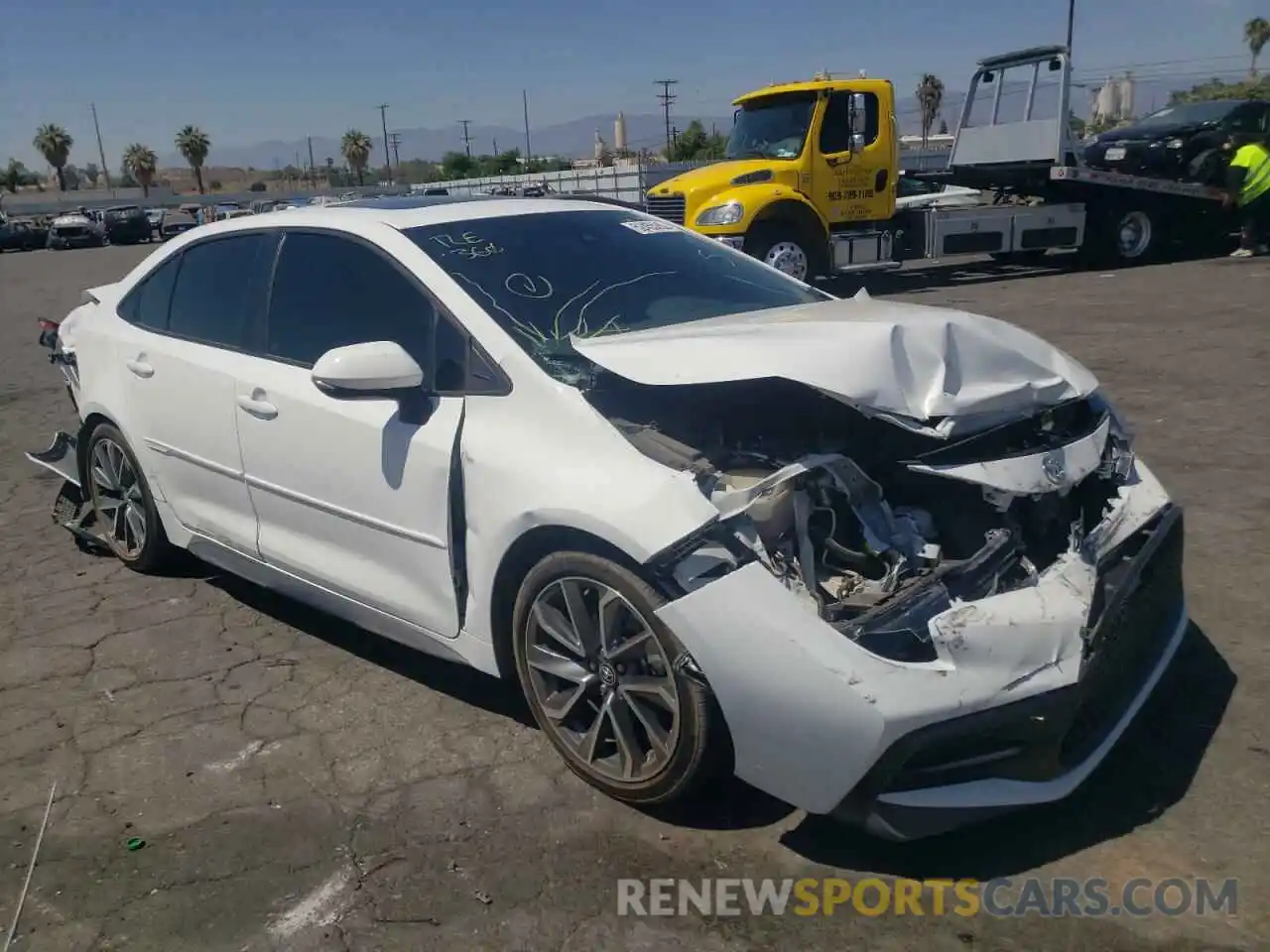 1 Photograph of a damaged car 5YFP4MCE6MP080739 TOYOTA COROLLA 2021