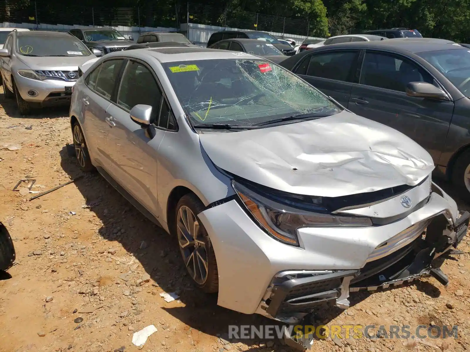 1 Photograph of a damaged car 5YFP4MCE6MP085200 TOYOTA COROLLA 2021