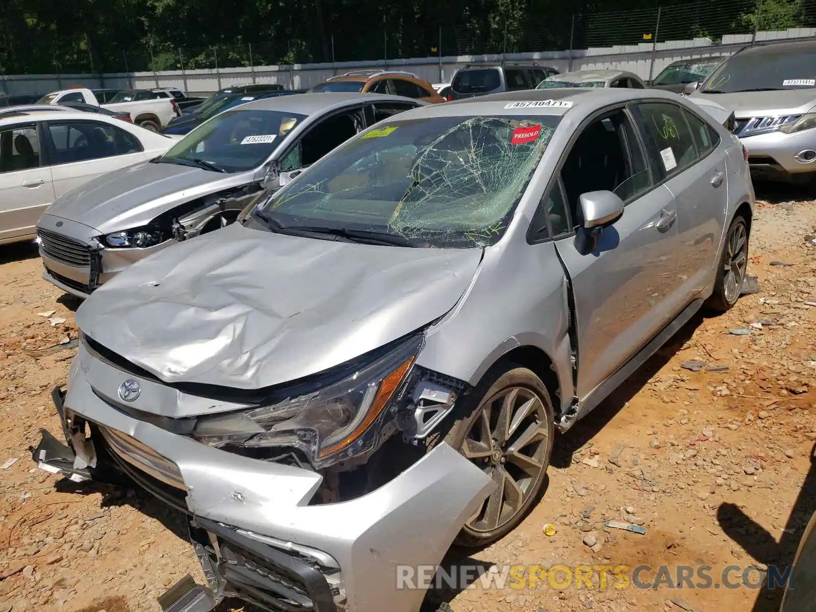 2 Photograph of a damaged car 5YFP4MCE6MP085200 TOYOTA COROLLA 2021