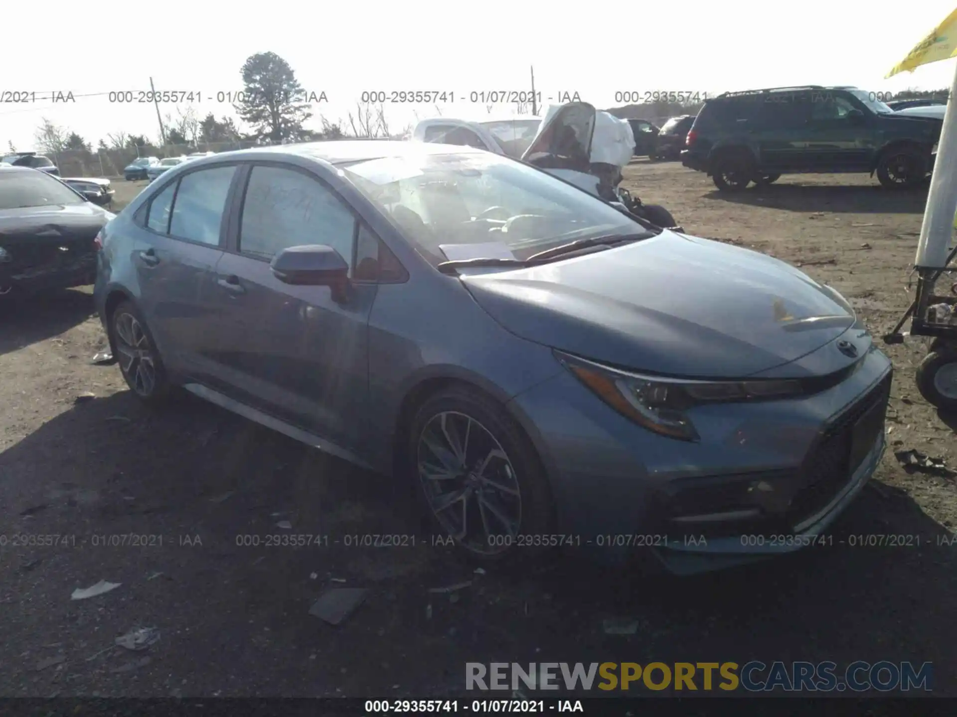 1 Photograph of a damaged car 5YFP4MCE7MP069328 TOYOTA COROLLA 2021