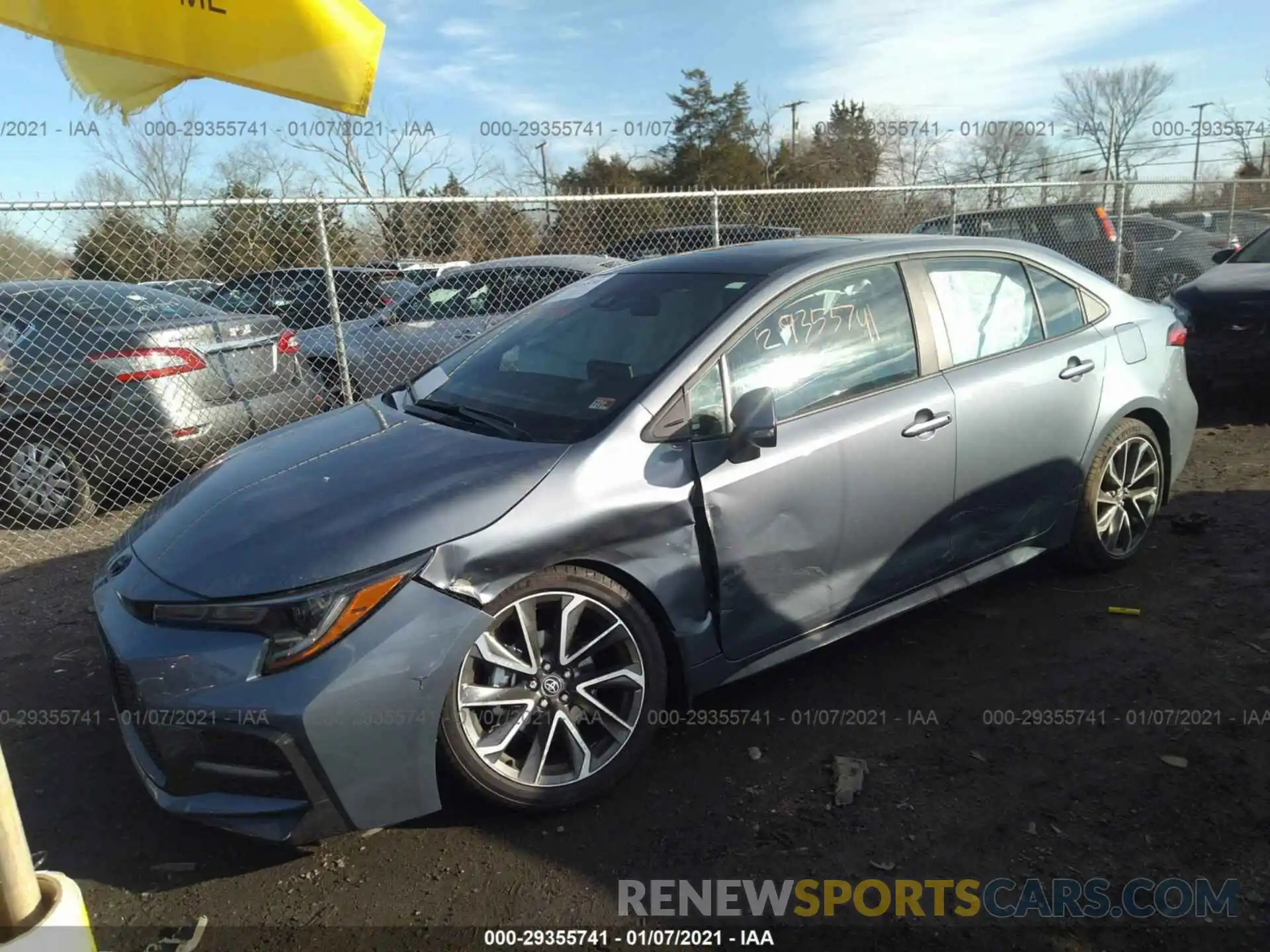 2 Photograph of a damaged car 5YFP4MCE7MP069328 TOYOTA COROLLA 2021