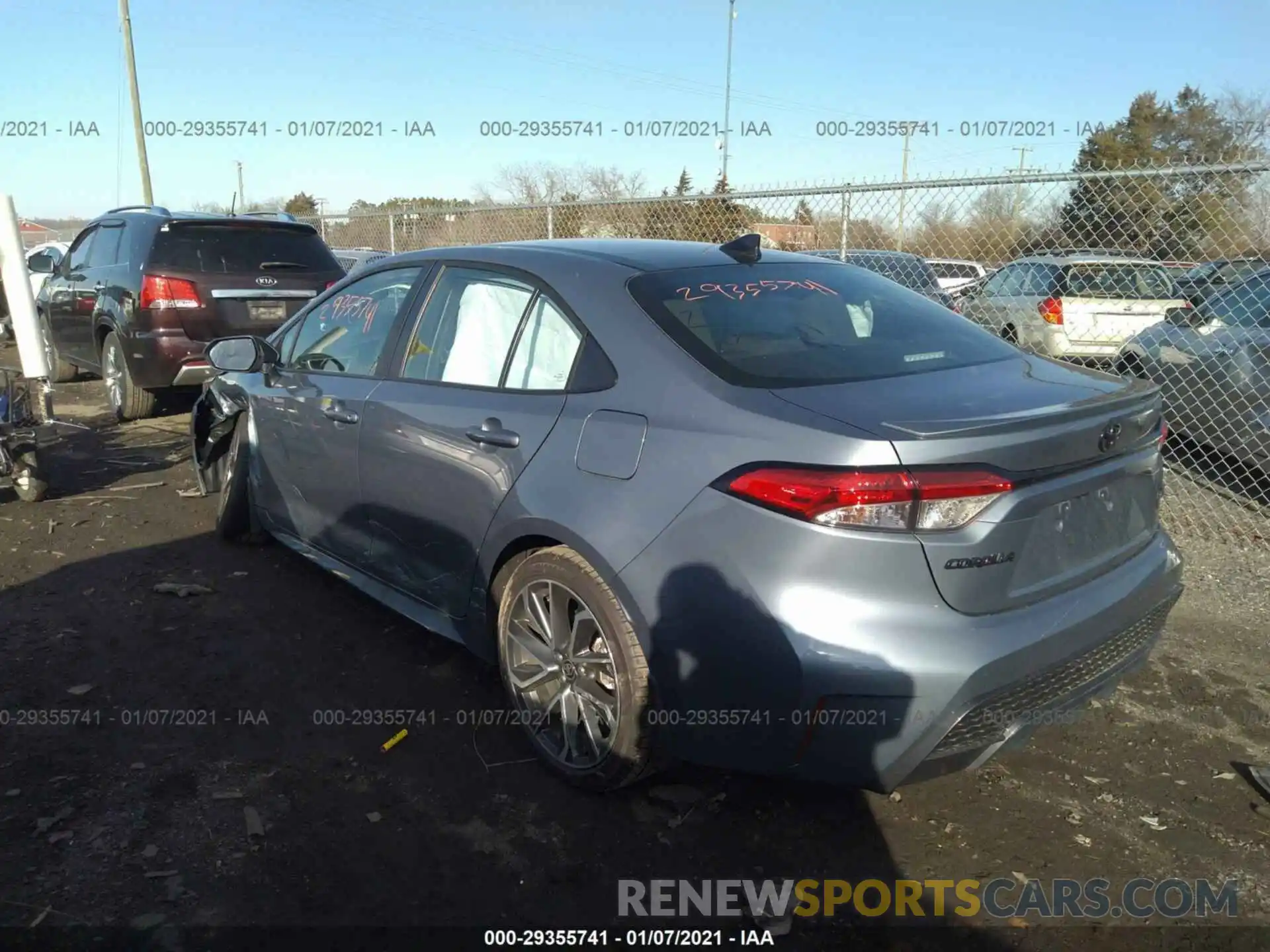 3 Photograph of a damaged car 5YFP4MCE7MP069328 TOYOTA COROLLA 2021