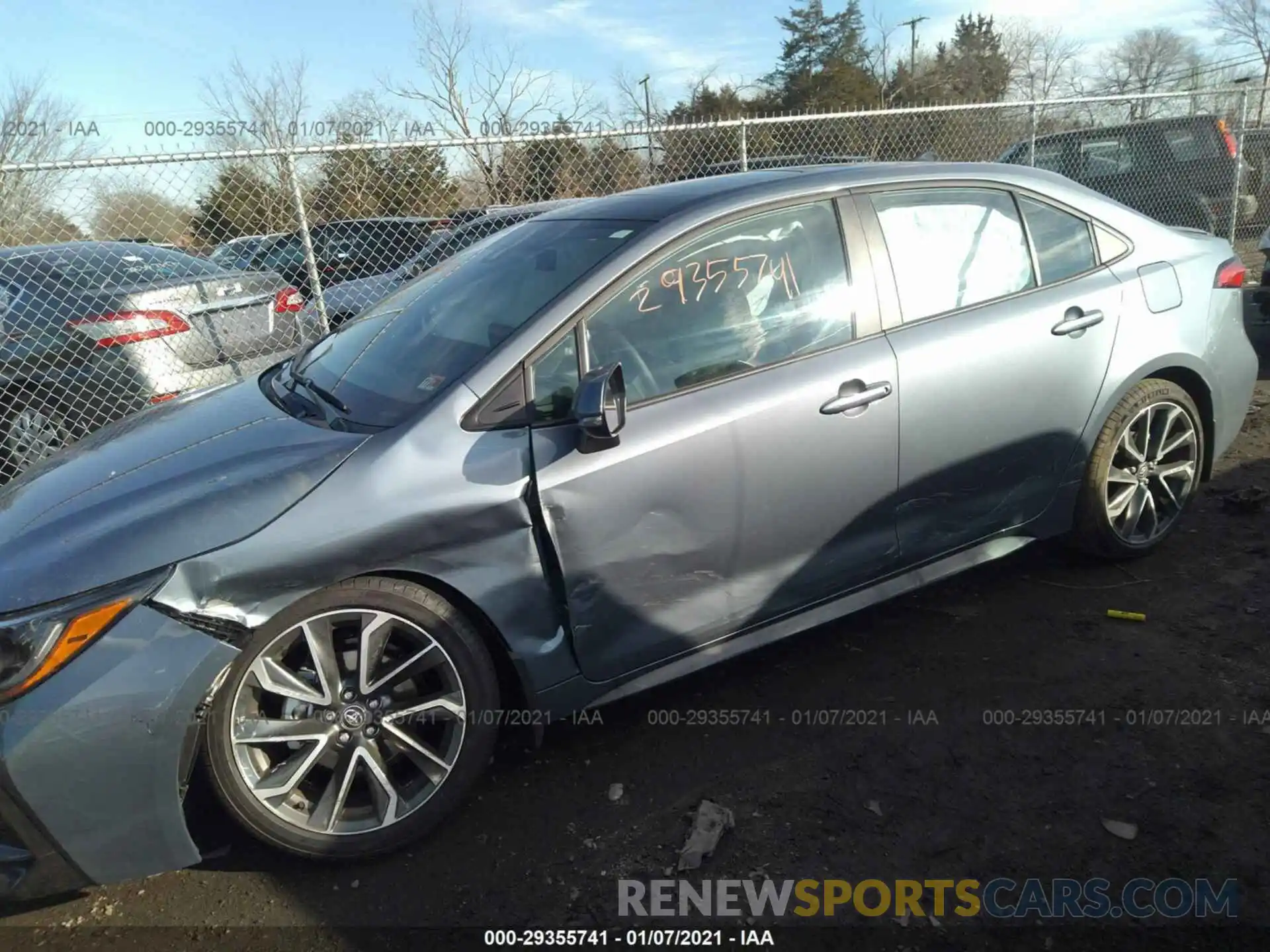 6 Photograph of a damaged car 5YFP4MCE7MP069328 TOYOTA COROLLA 2021